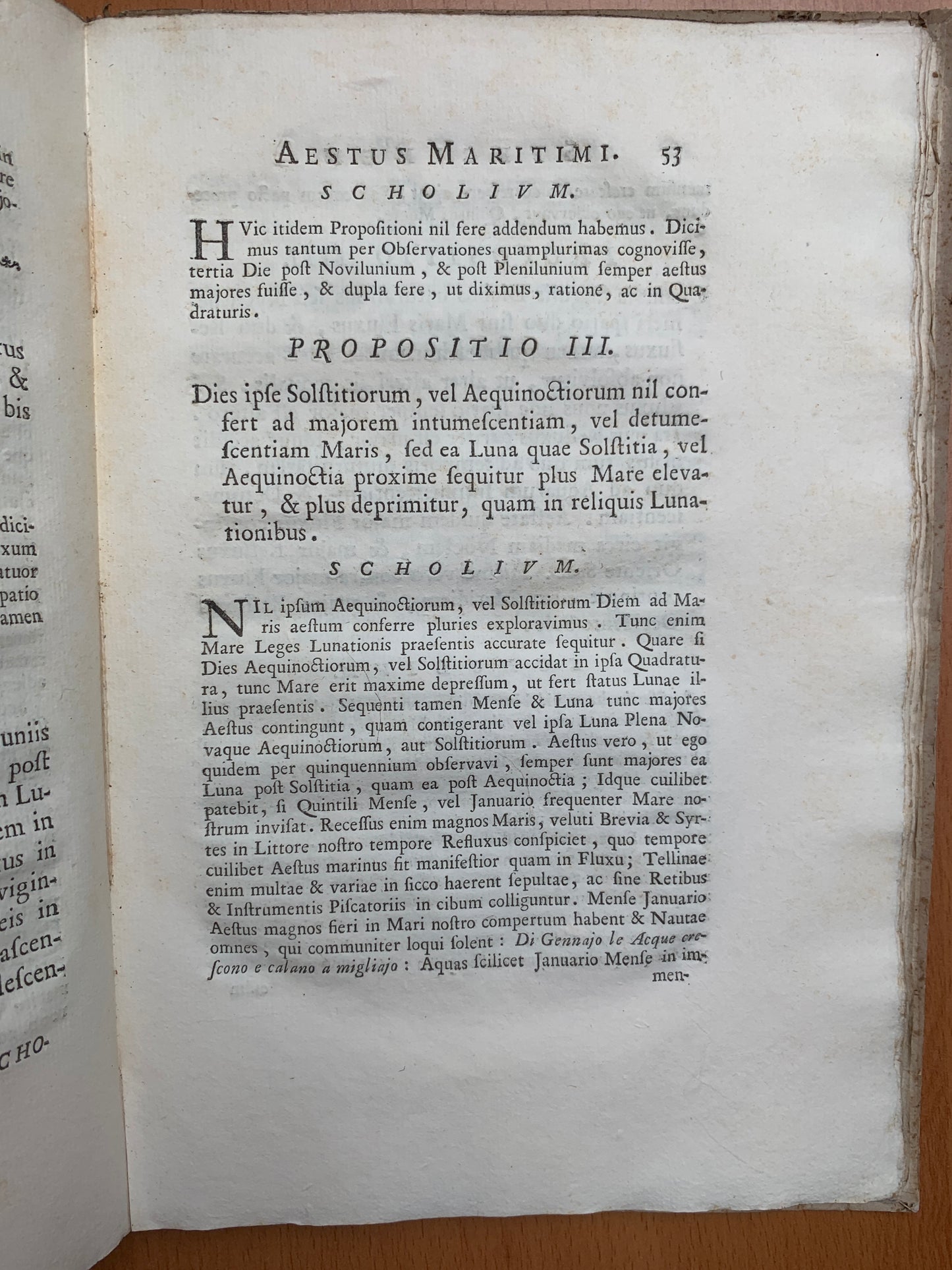 De conchis minus notis liber Cui accessit specimen aestus reciproci maris superi ad littus portumque Arimini - Janus Plancus - Edition originale - 1739