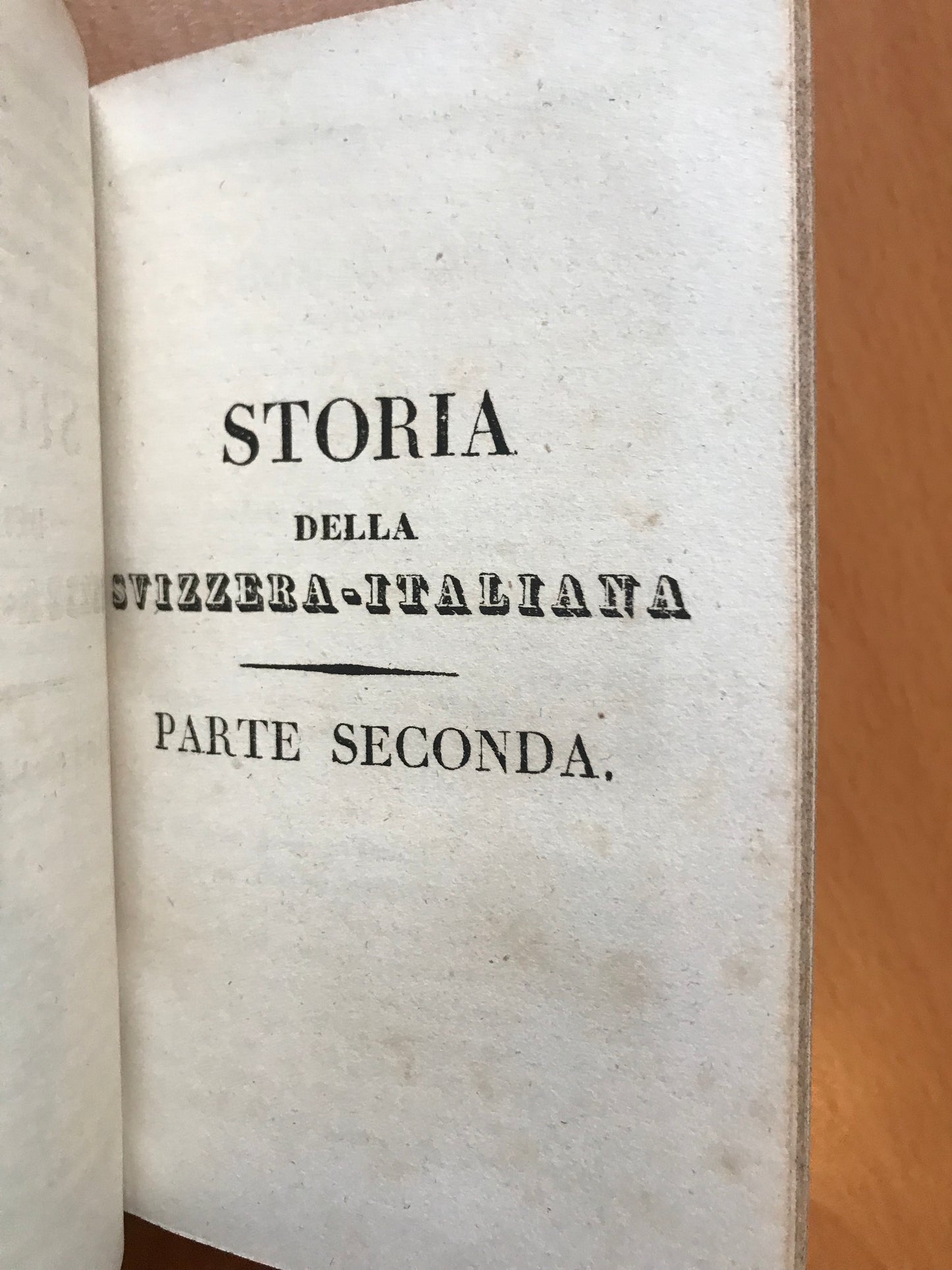 Storia della Svizzera Italiana - Luigi Isnardi - 1840