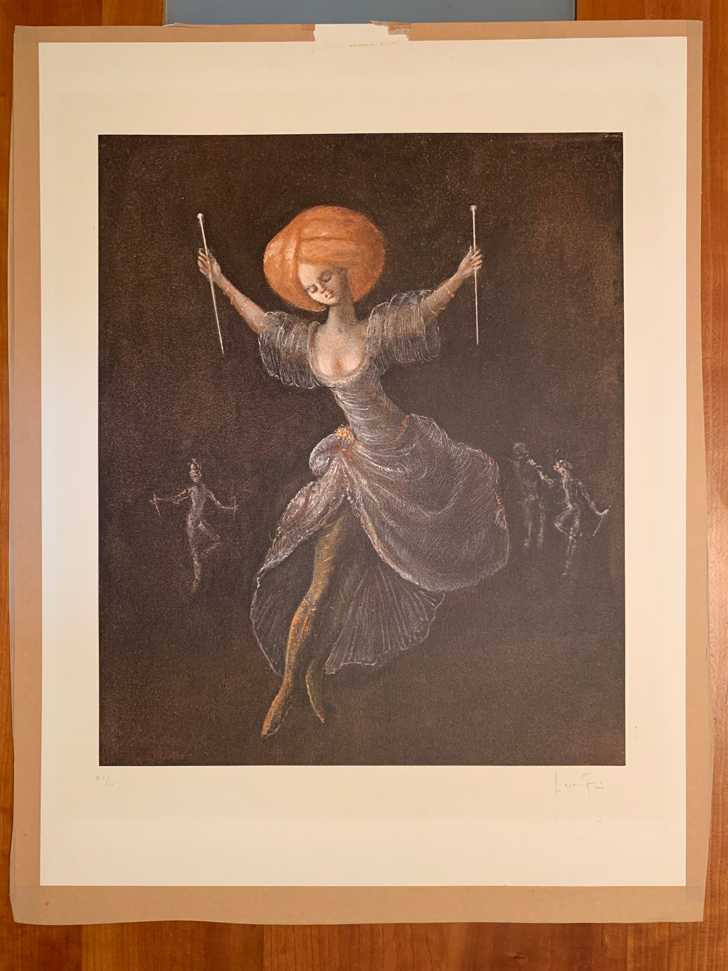 Léonor Fini - Le Miracle aux longues Aiguilles - Lithographie signée et numérotée - 1982