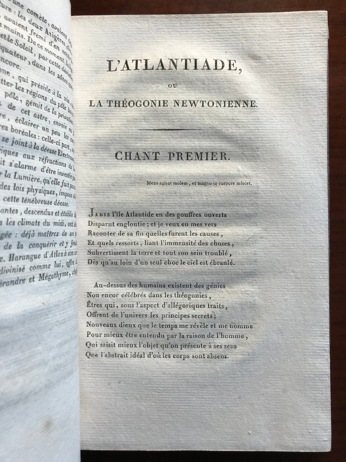 L'Atlantide ou la Théogonie Newtonienne - Népomucène-Louis Lemercier - 1812