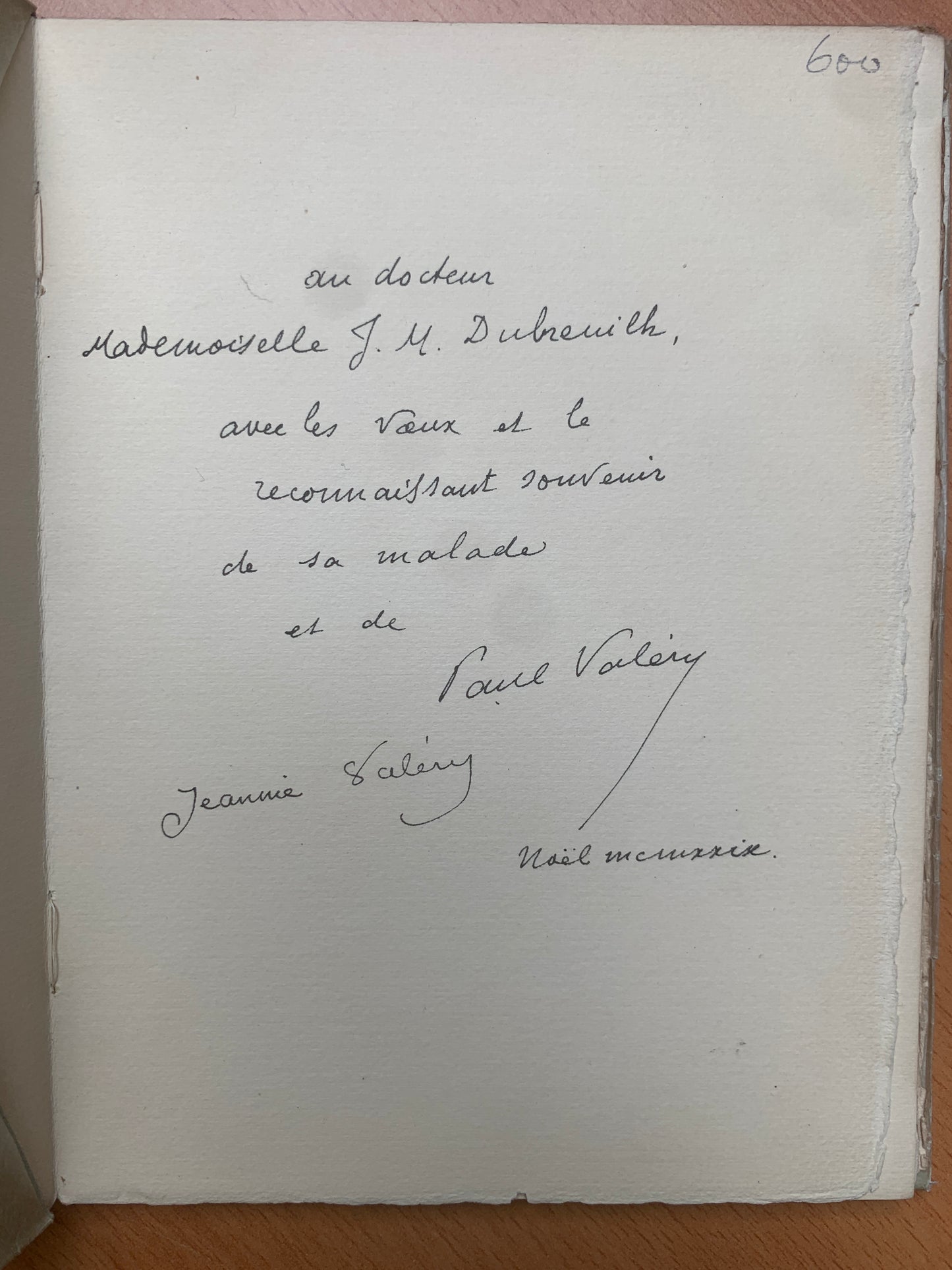 Lettre à Madame C...- Paul Valéry - Envoi autographes - Edition originale - 1928