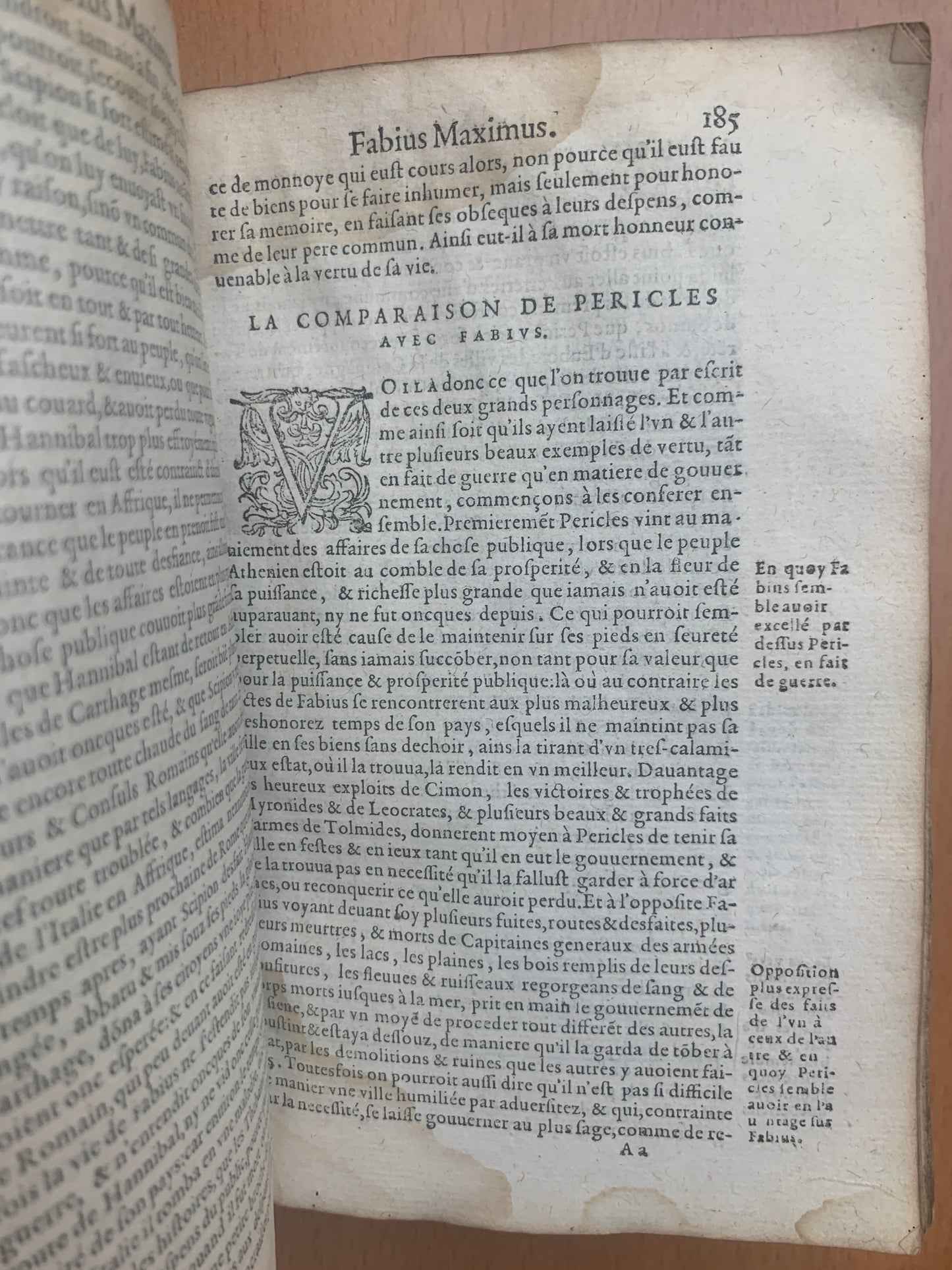 Les vies des hommes illustres - Plutarque - Amyot - Tome 1 - 1587