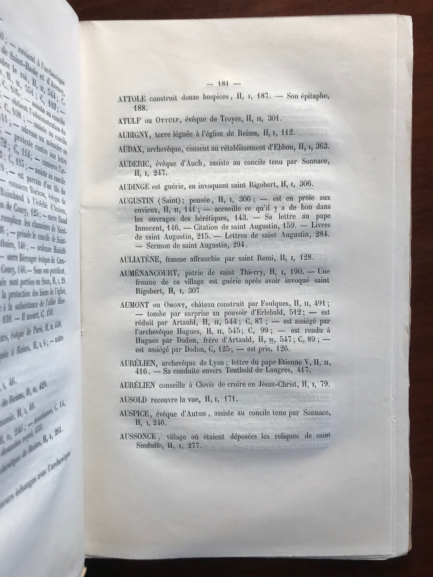 Flodoardi Chronicon - Chronique de Flodoard de l'an 919 à l'an 976 - Tome 3 - Abbé Bandeville - 1855