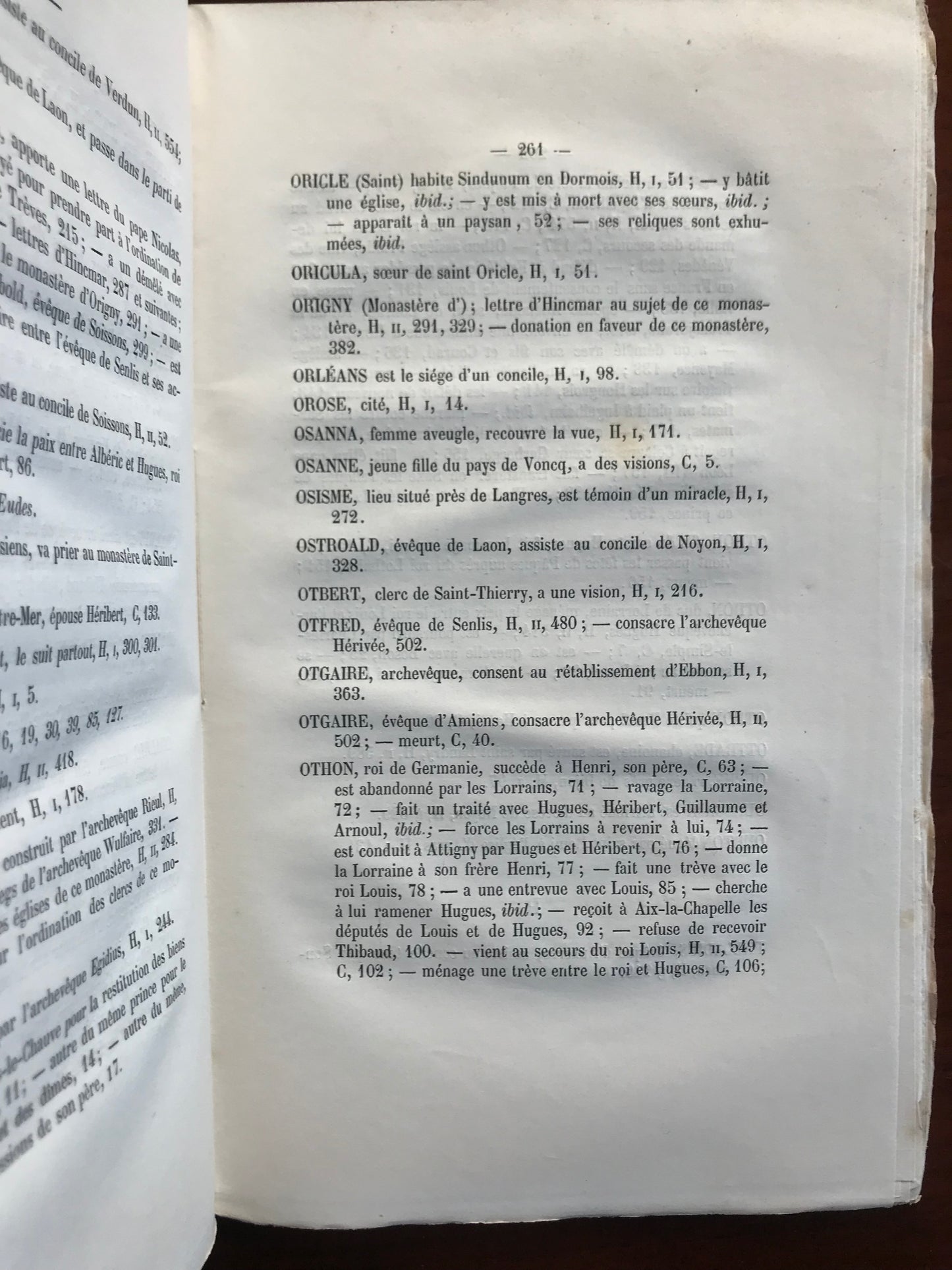 Flodoardi Chronicon - Chronique de Flodoard de l'an 919 à l'an 976 - Tome 3 - Abbé Bandeville - 1855