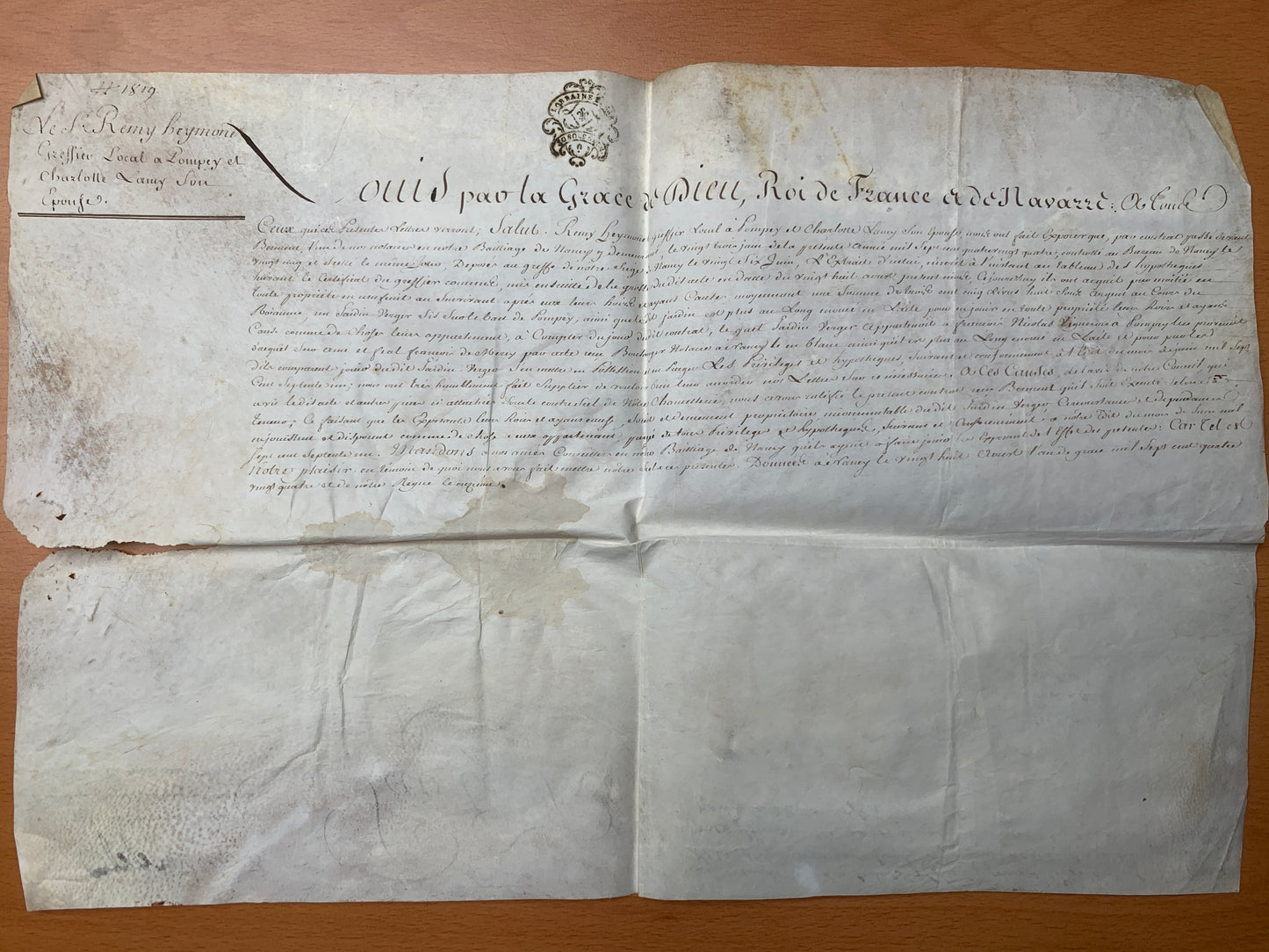 Signature manuscrite de Stanislas Leszczynski - 1748