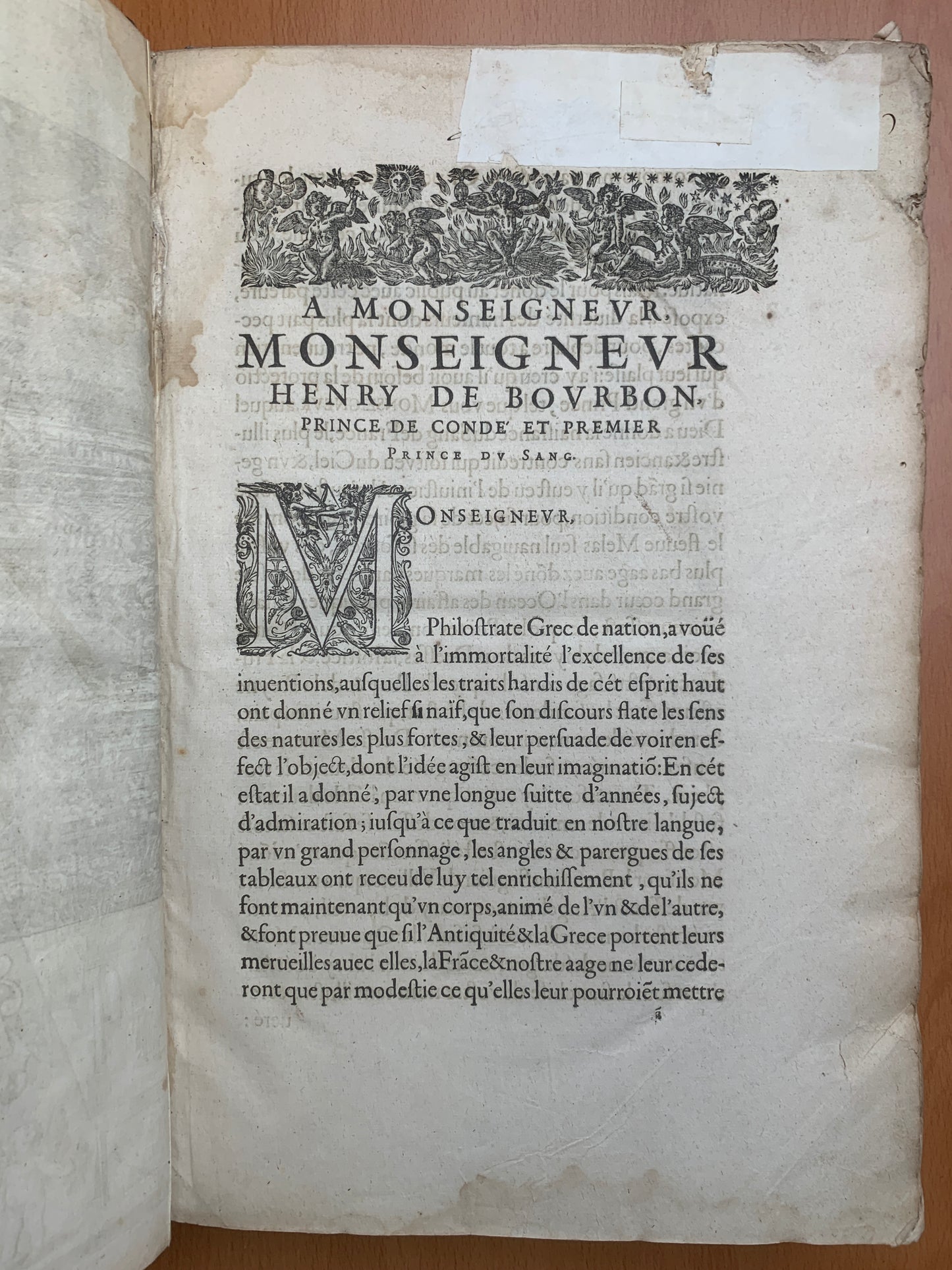 Les images ou tableaux de platte peinture des deux Philostrates sophistes grecs et les statues de Callistrate - Blaise de Vigenère - 1637