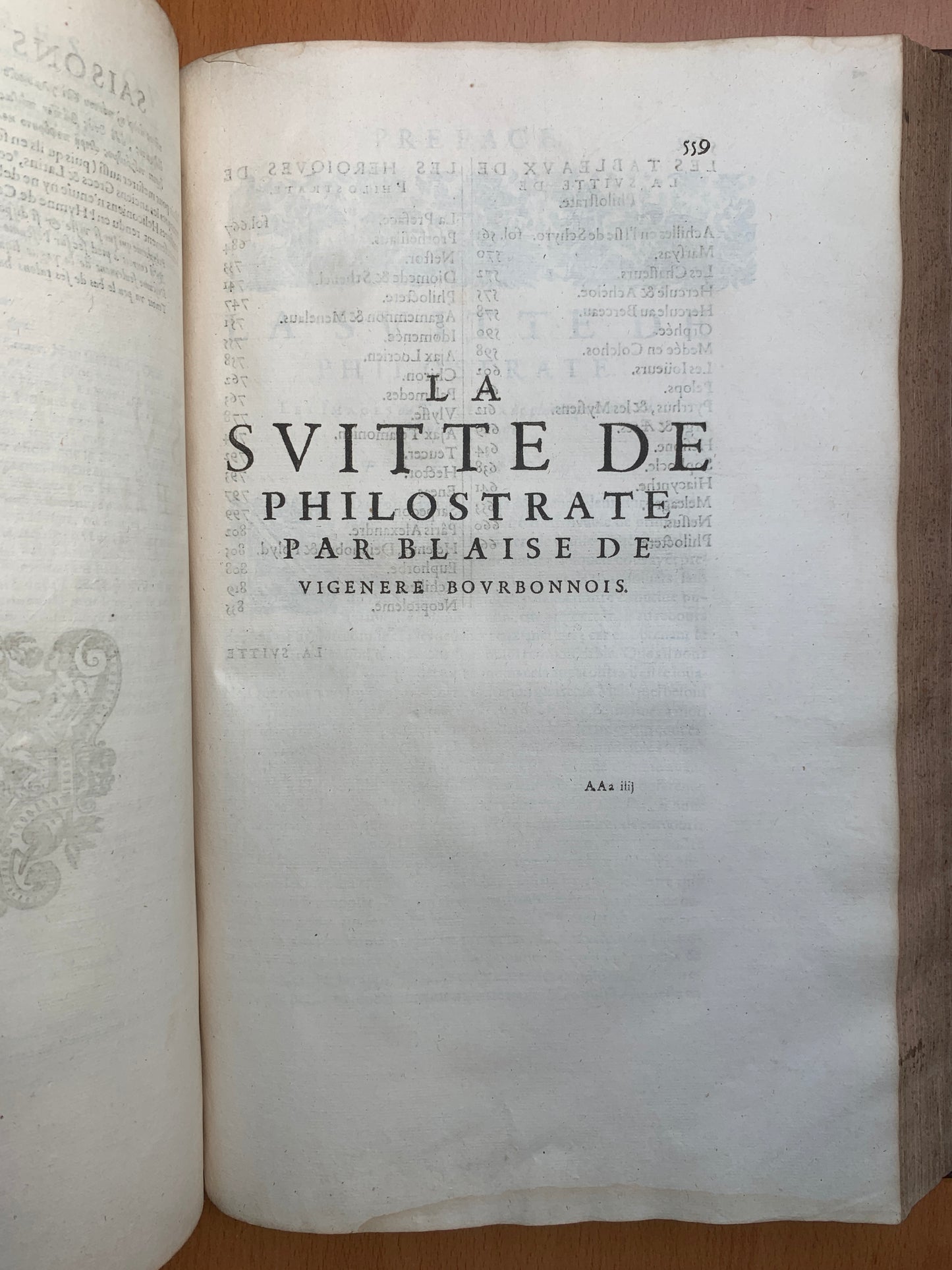 Les images ou tableaux de platte peinture des deux Philostrates sophistes grecs et les statues de Callistrate - Blaise de Vigenère - 1637