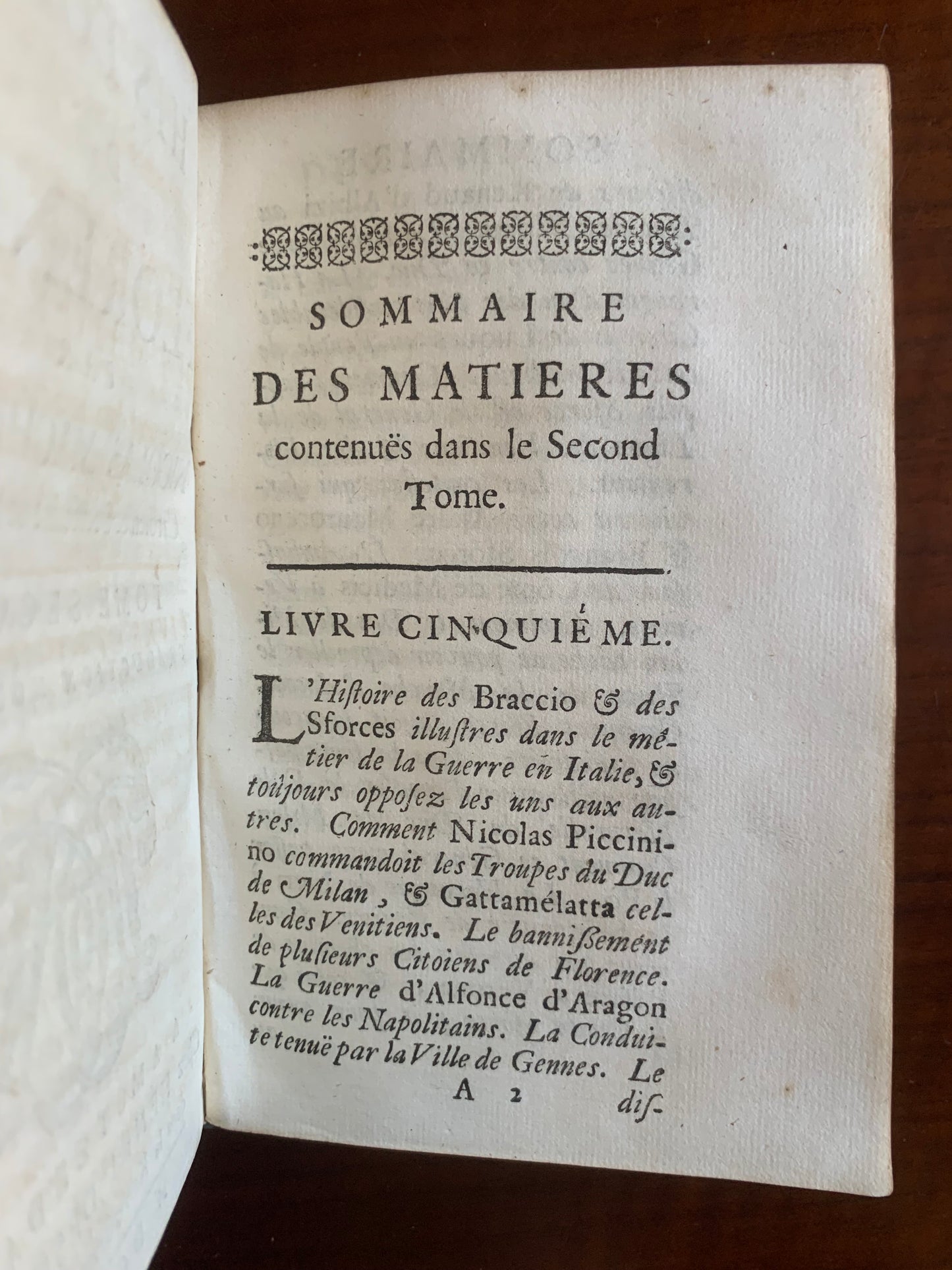 Histoire de Florence - Nicolas Machiavel - 1694