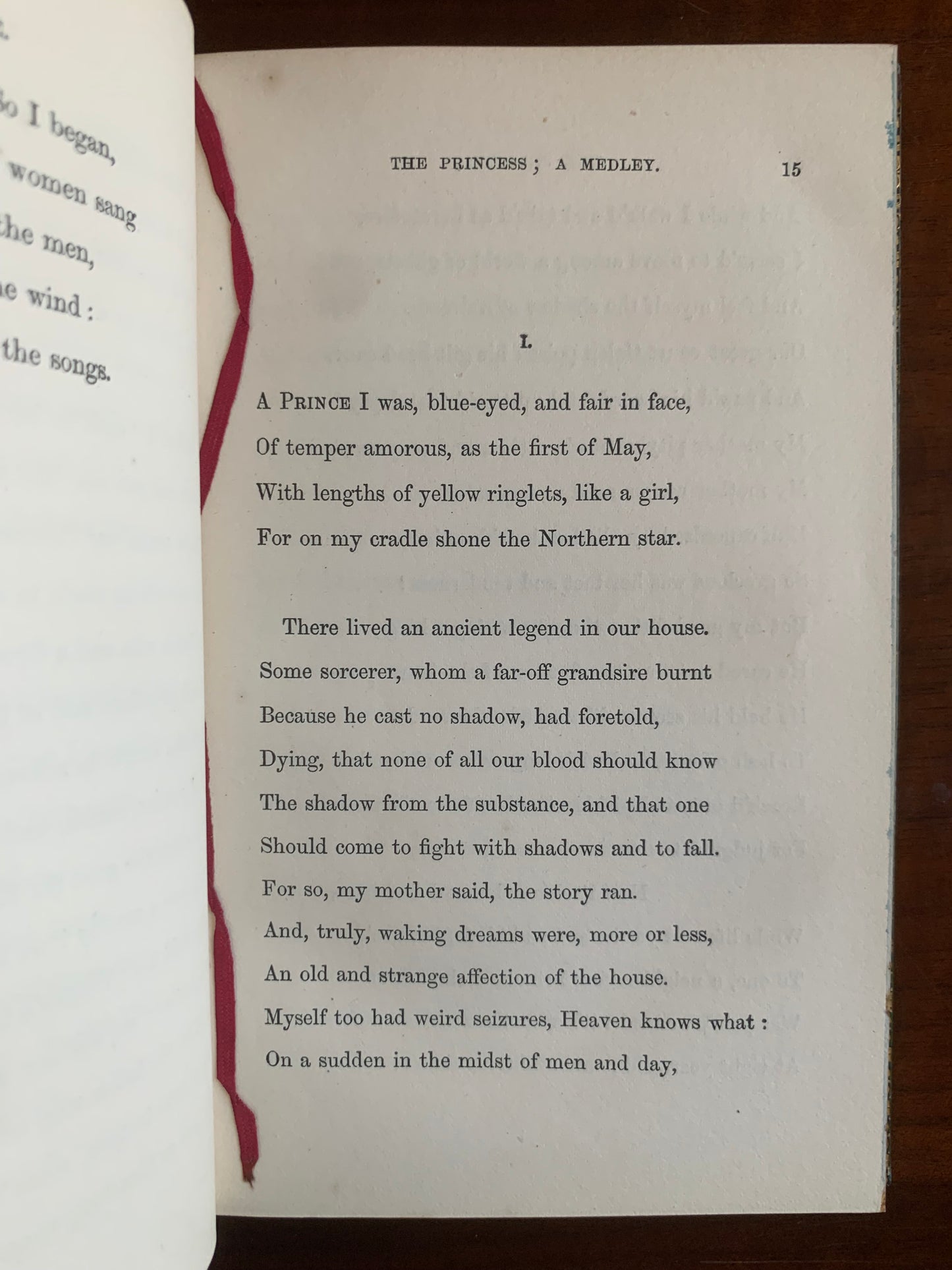 The Princess - Alfred Tennyson - Fore-edge painting - Edward Moxon - 1866