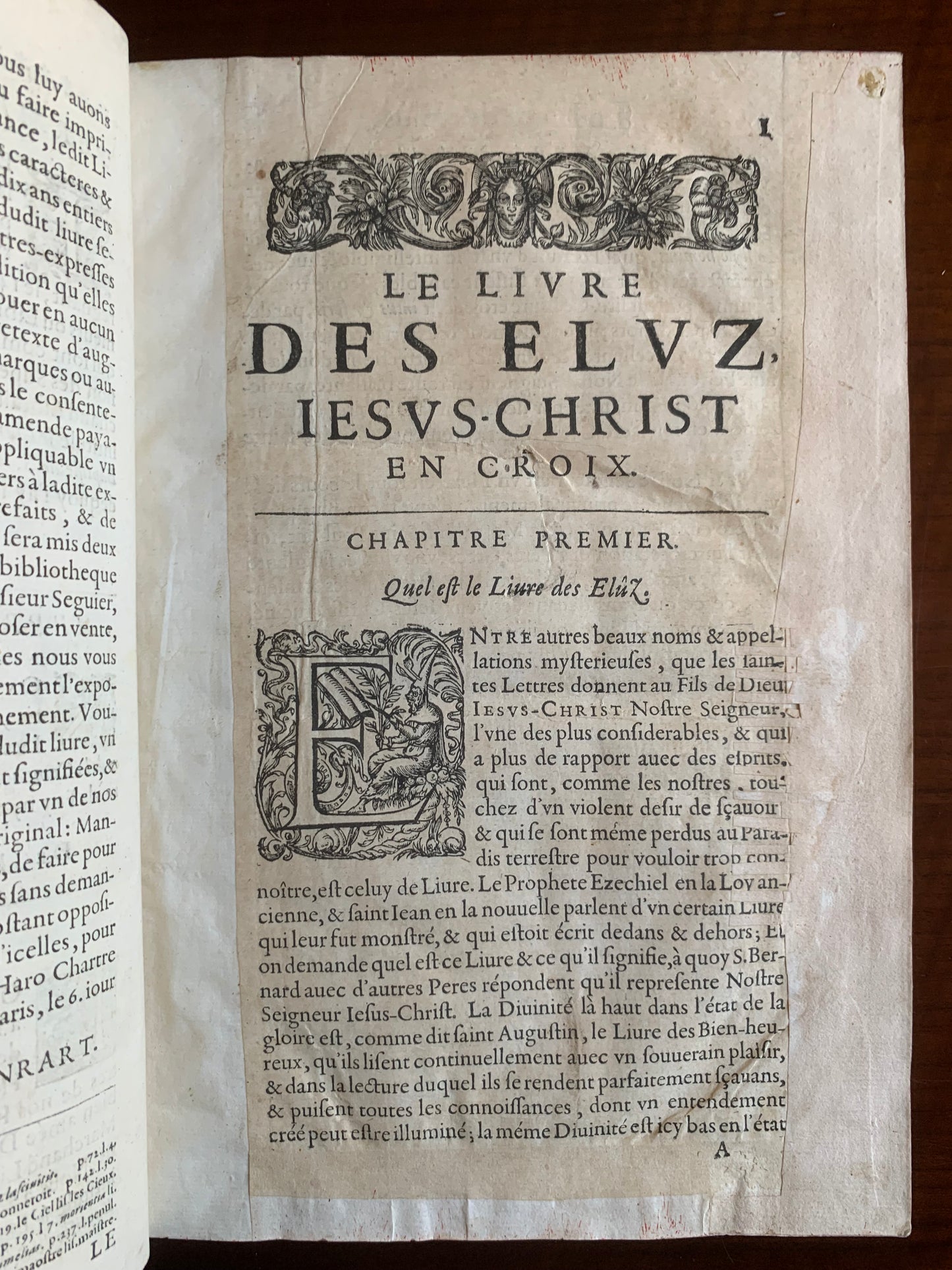 Le livre des Elus - Jésus Christ en Croix - Jean Baptiste Saint Jure - Edition Originale - 1643