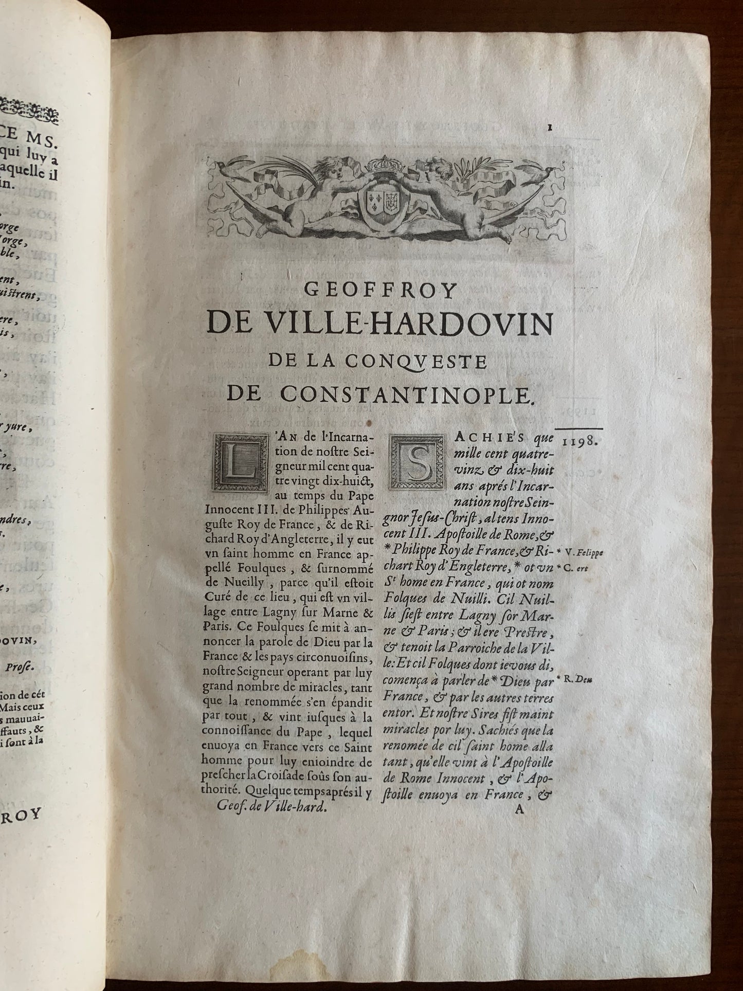 Histoire de l'Empire de Constantinople sous les Empereurs françois - Geoffroy de Ville-Hardouin - 1657