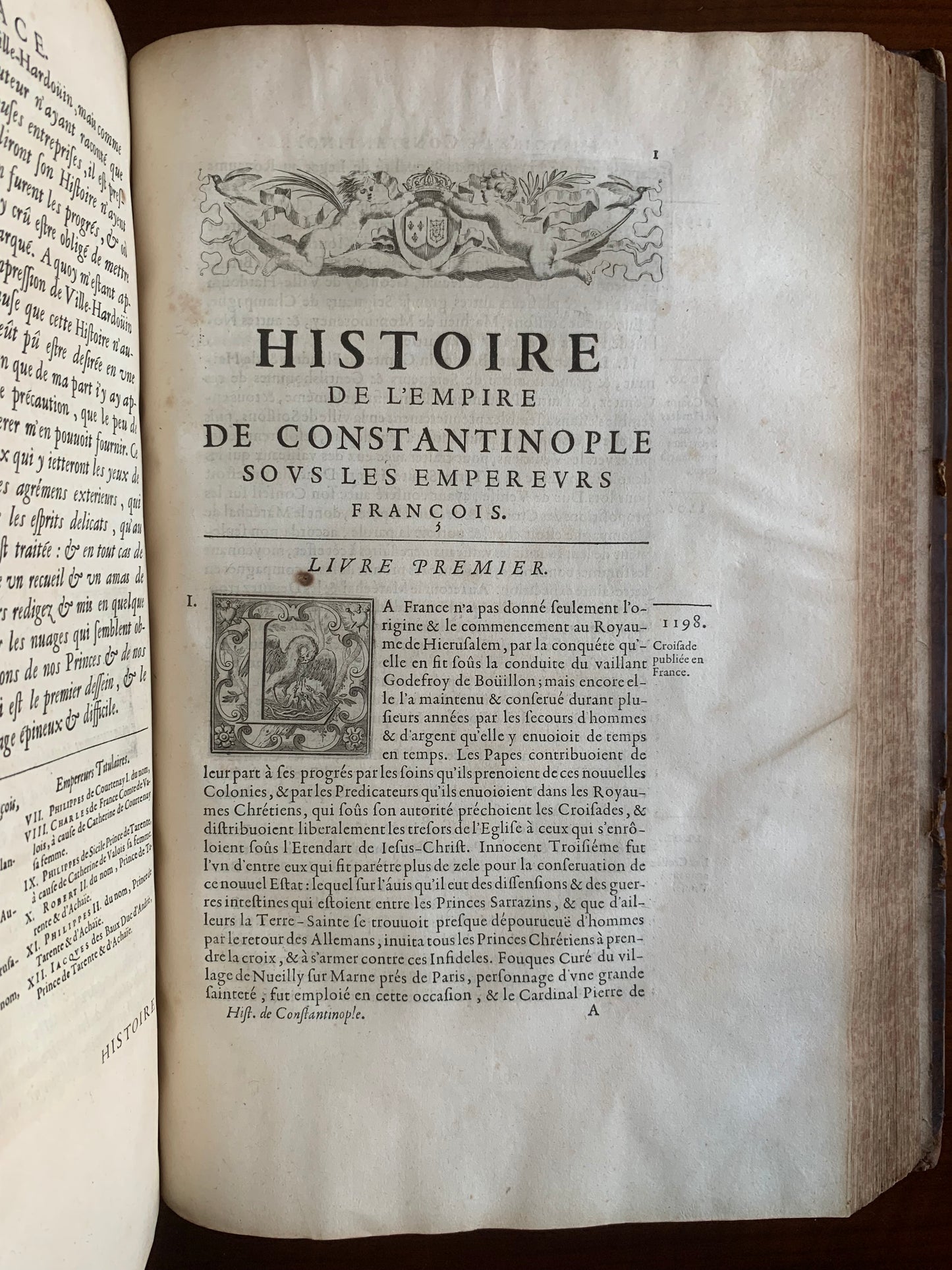 Histoire de l'Empire de Constantinople sous les Empereurs françois - Geoffroy de Ville-Hardouin - 1657