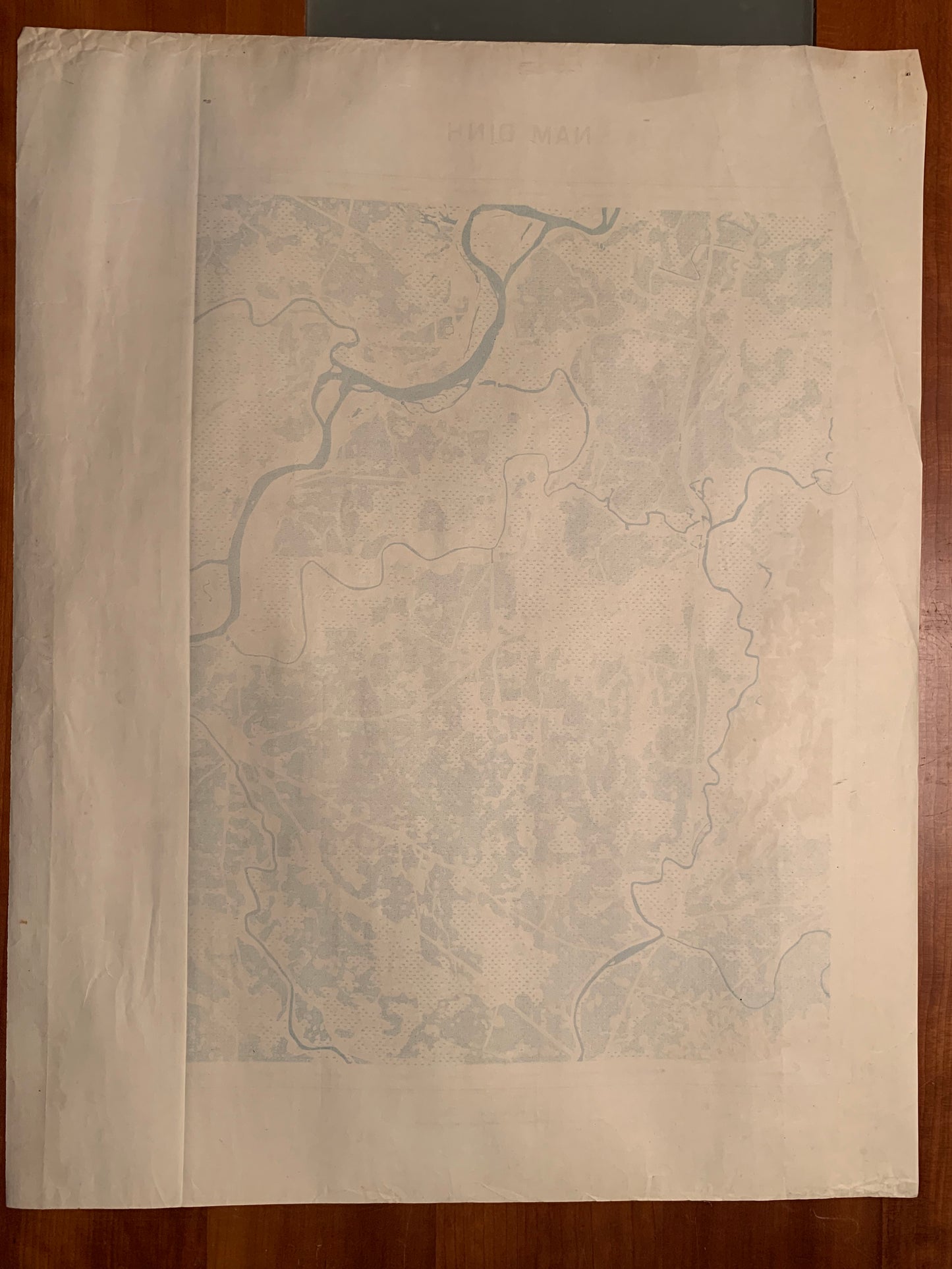 NAM DINH - Carte de l'INDOCHINE - Service Géographie de l'Indochine - 1949