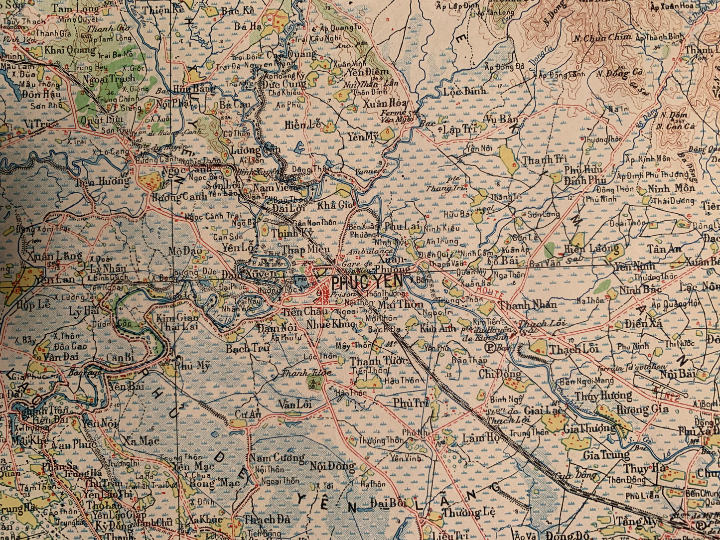 VIET TRI - Carte de l'INDOCHINE - Service Géographie de l'Indochine - 1949