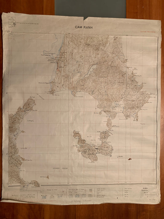 CAM RANH - Carte Indochine - Viêt Nam - 1947