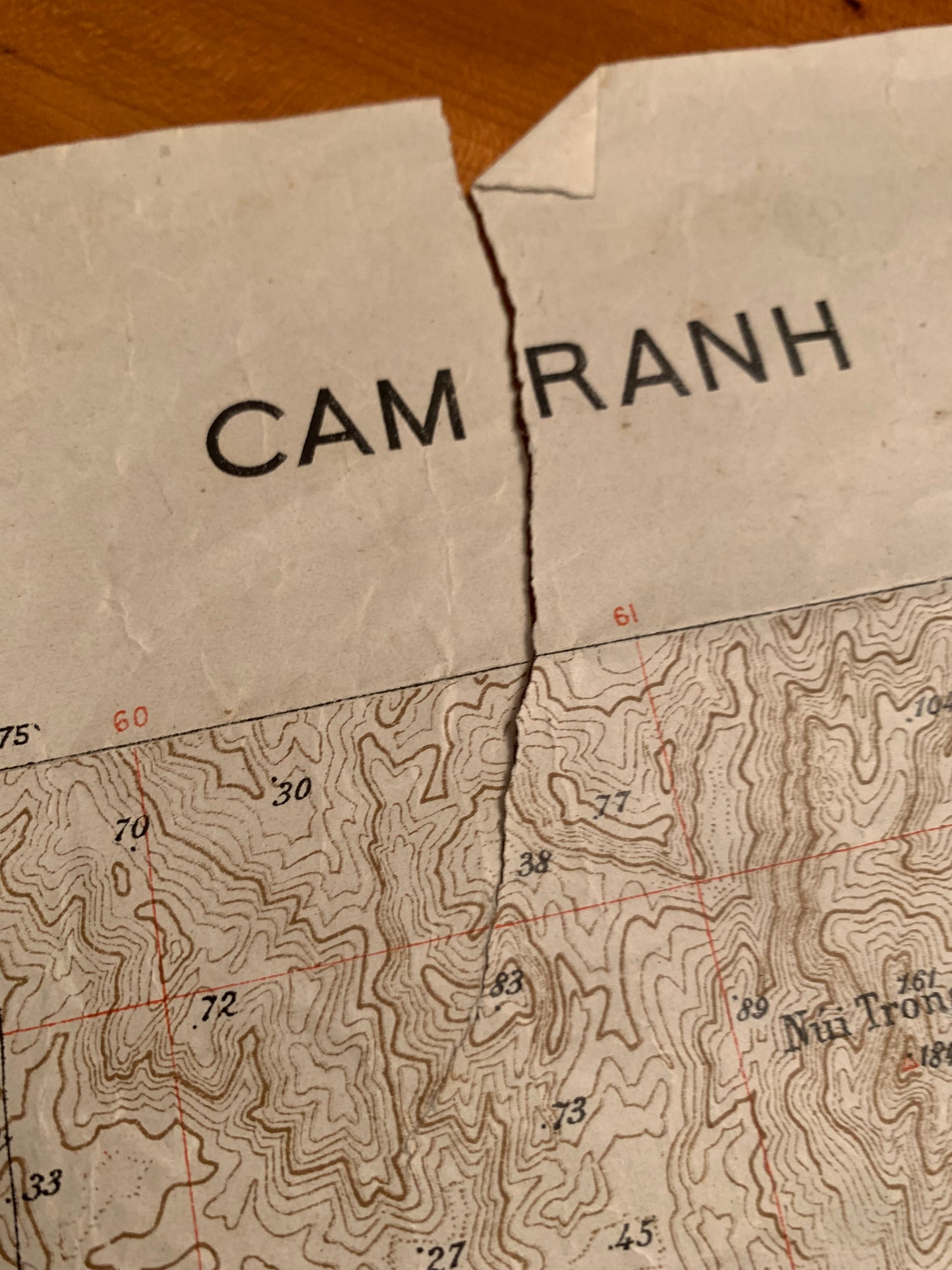 CAM RANH - Carte Indochine - Viêt Nam - 1947