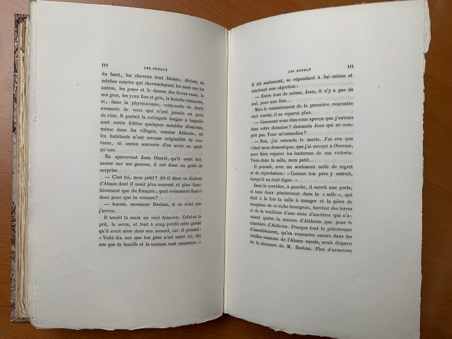 Les Oberlé - René Bazin - Signé - Edition originale - 20 exemplaires - 1901