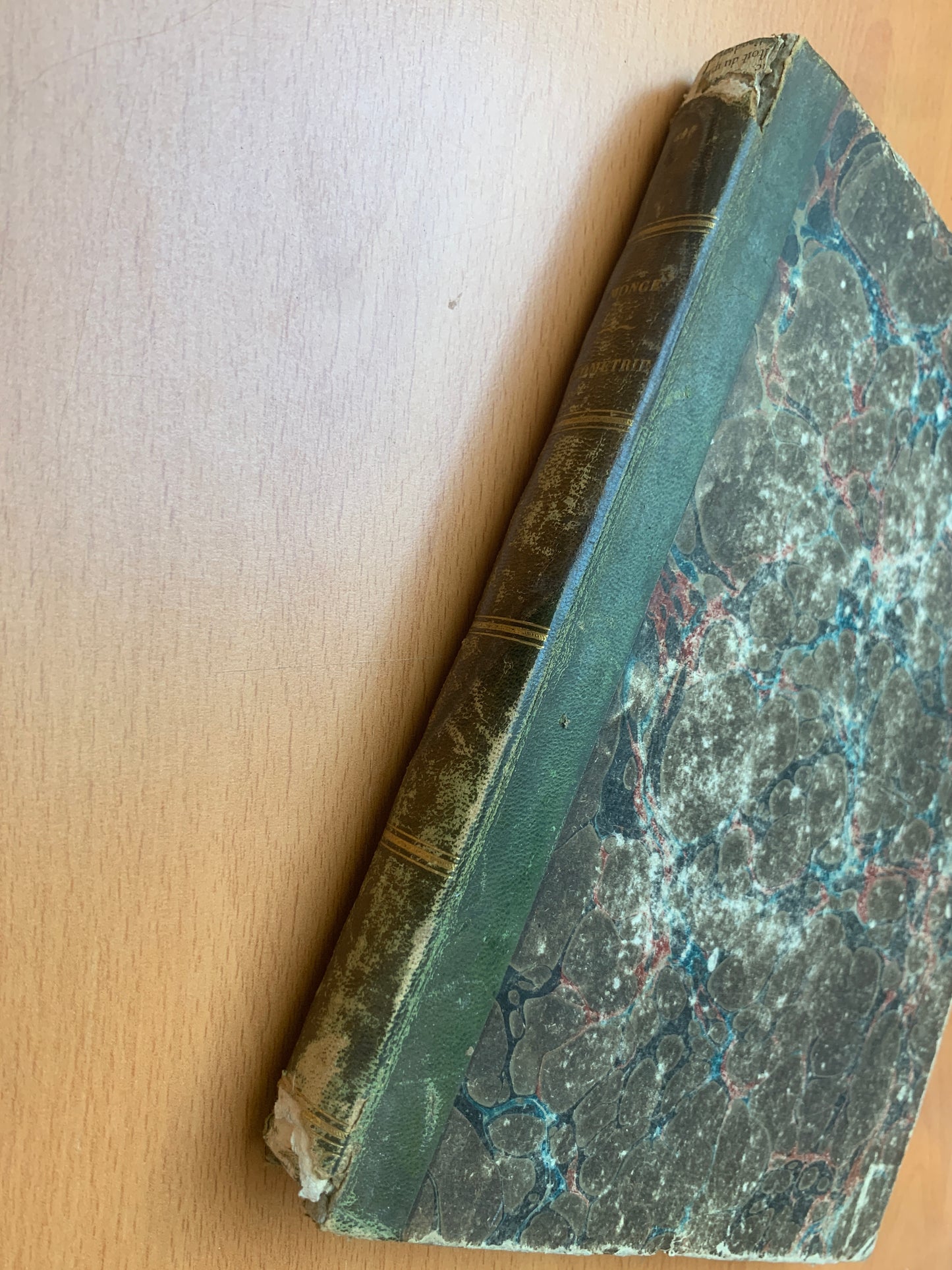 Géométrie descriptive - Gaspard Monge - Théorie des ombres - 1827