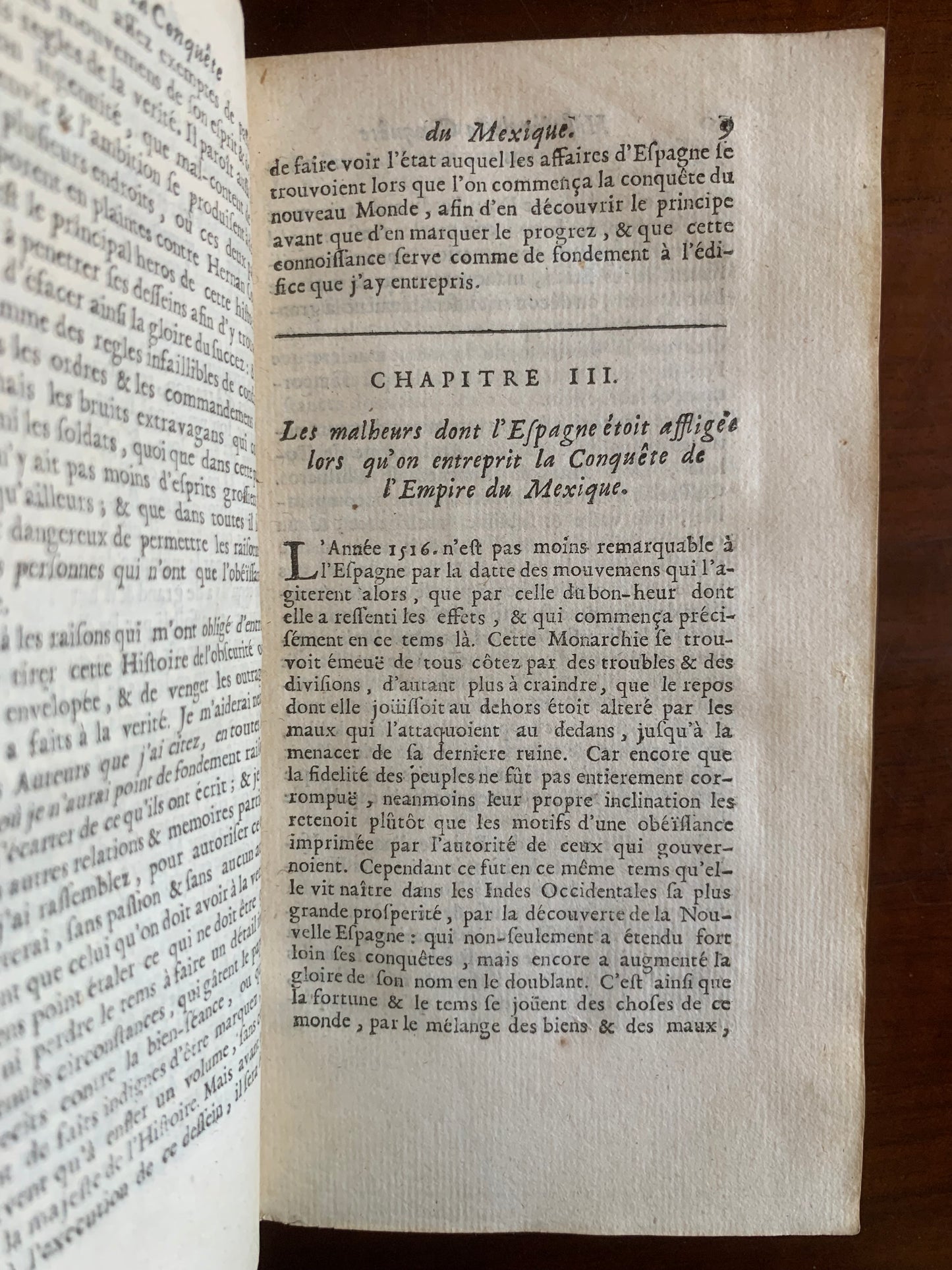 Histoire de la conqueste du Mexique ou de la Nouvelle Espagne - Fernand Cortez - T1 - 1704