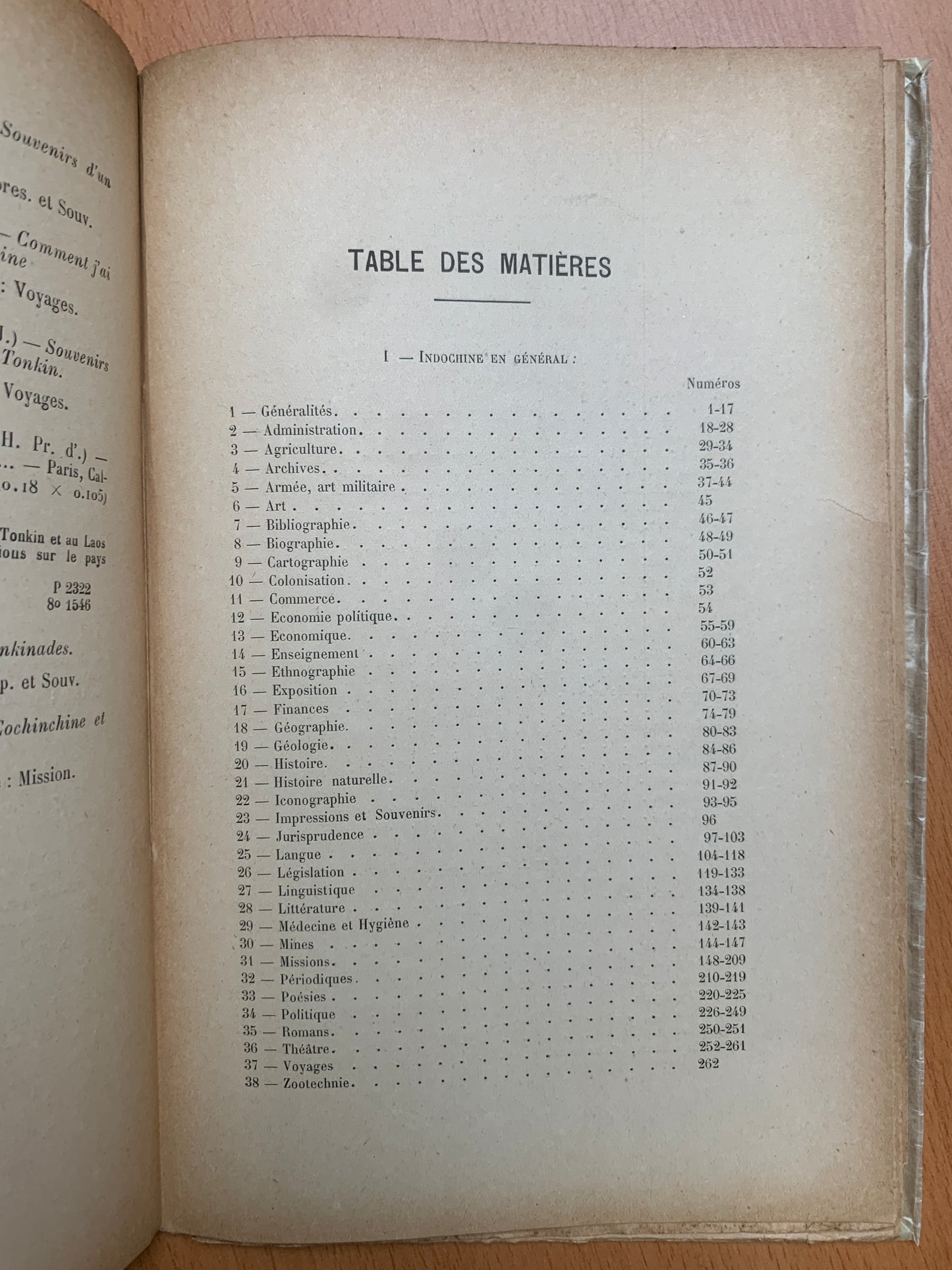 Pour mieux connaitre l'Indochine - Essai d'une bibliographie - P.B. - 1922
