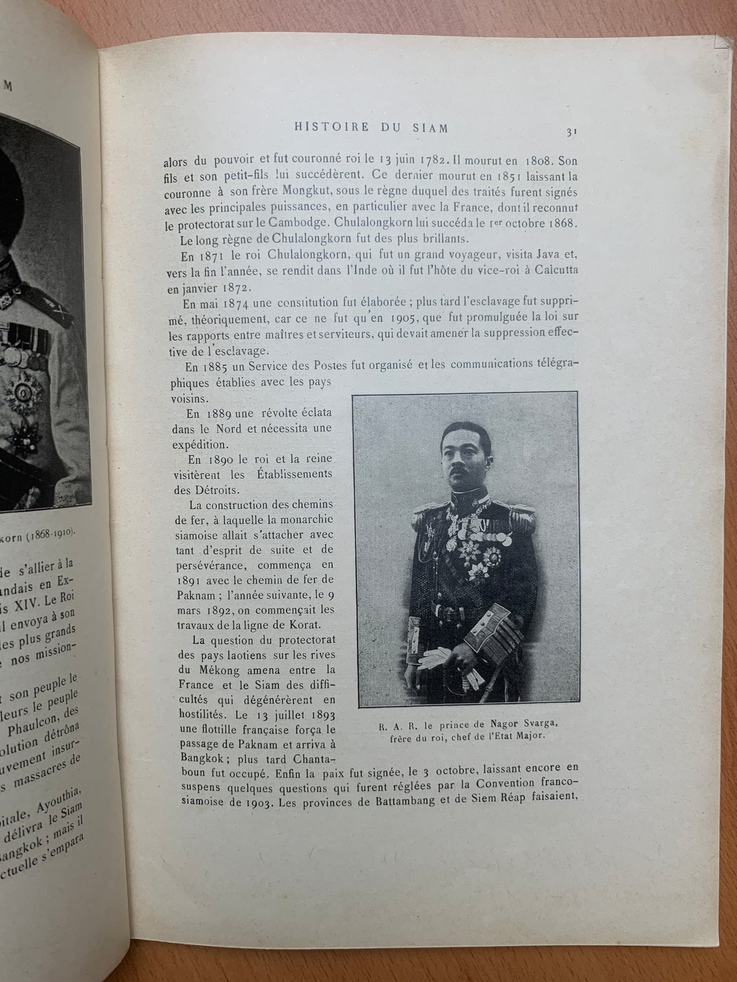 Quelques informations sur le Siam - Henri Cucherousset - Hanoi - 1925