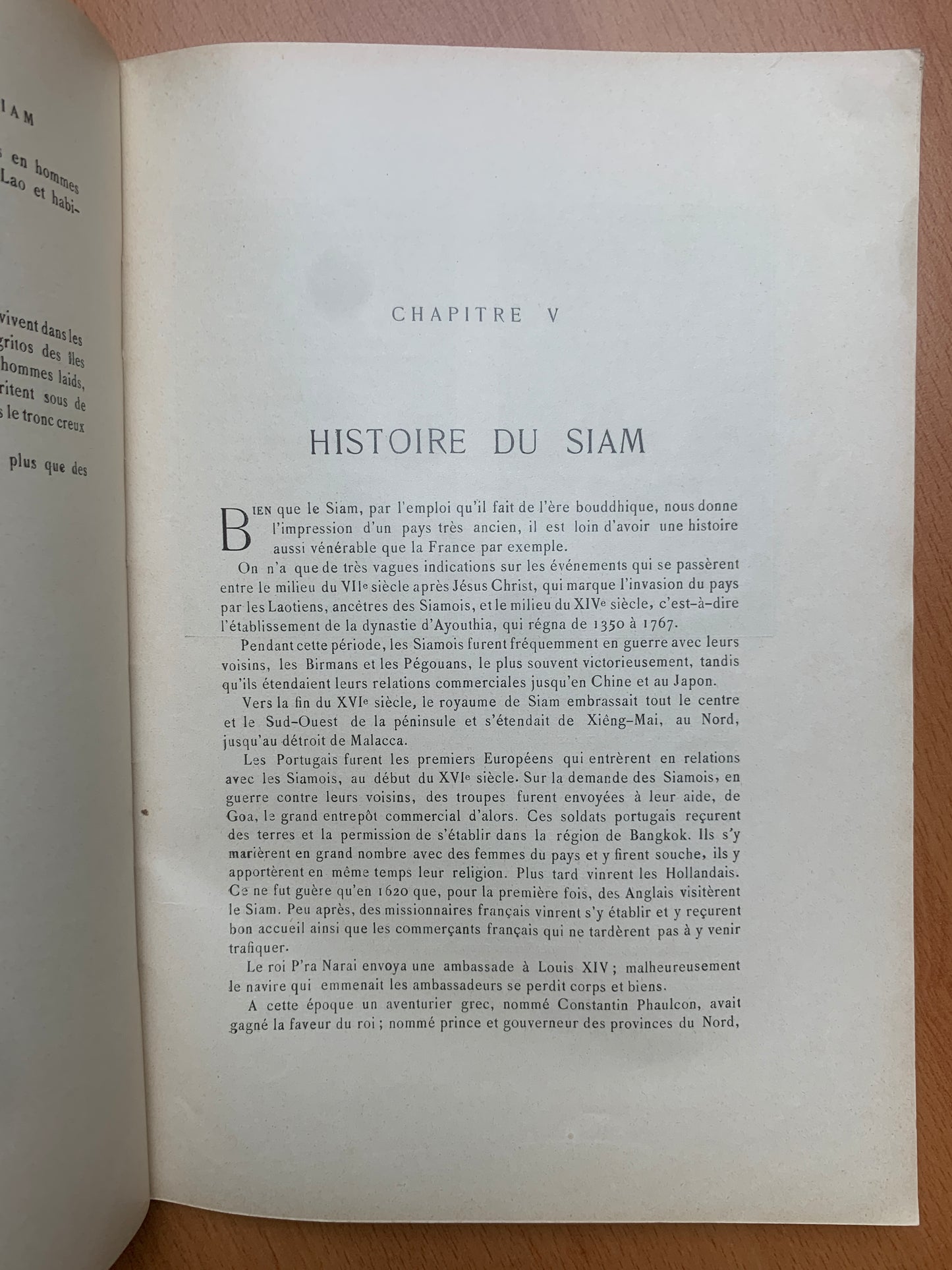 Quelques informations sur le Siam - Henri Cucherousset - Hanoi - 1925
