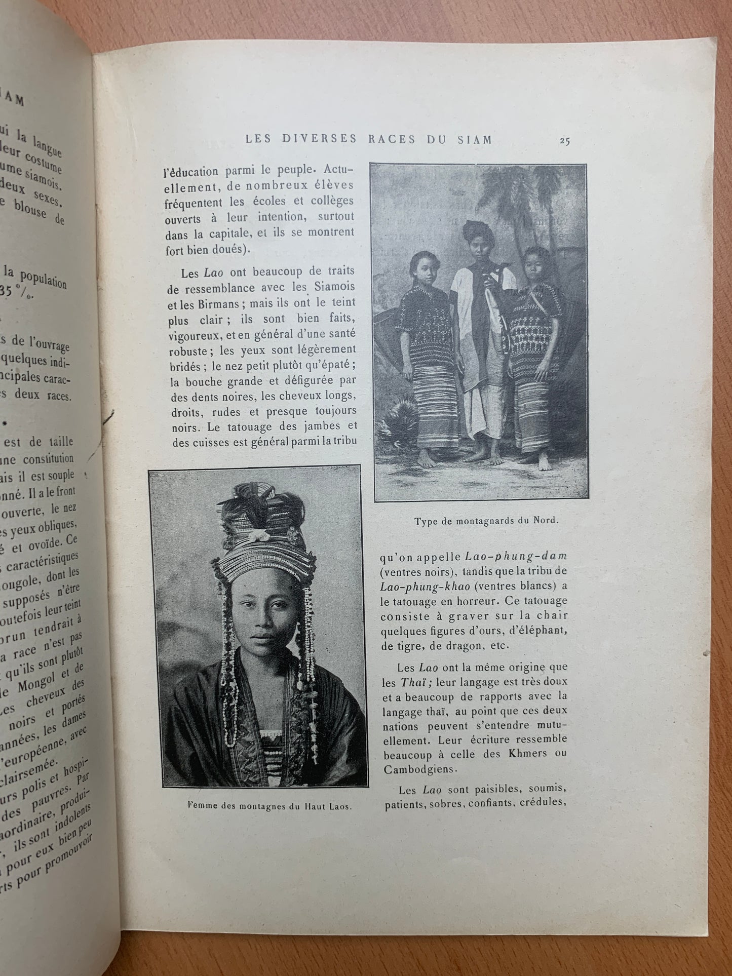 Quelques informations sur le Siam - Henri Cucherousset - Hanoi - 1925