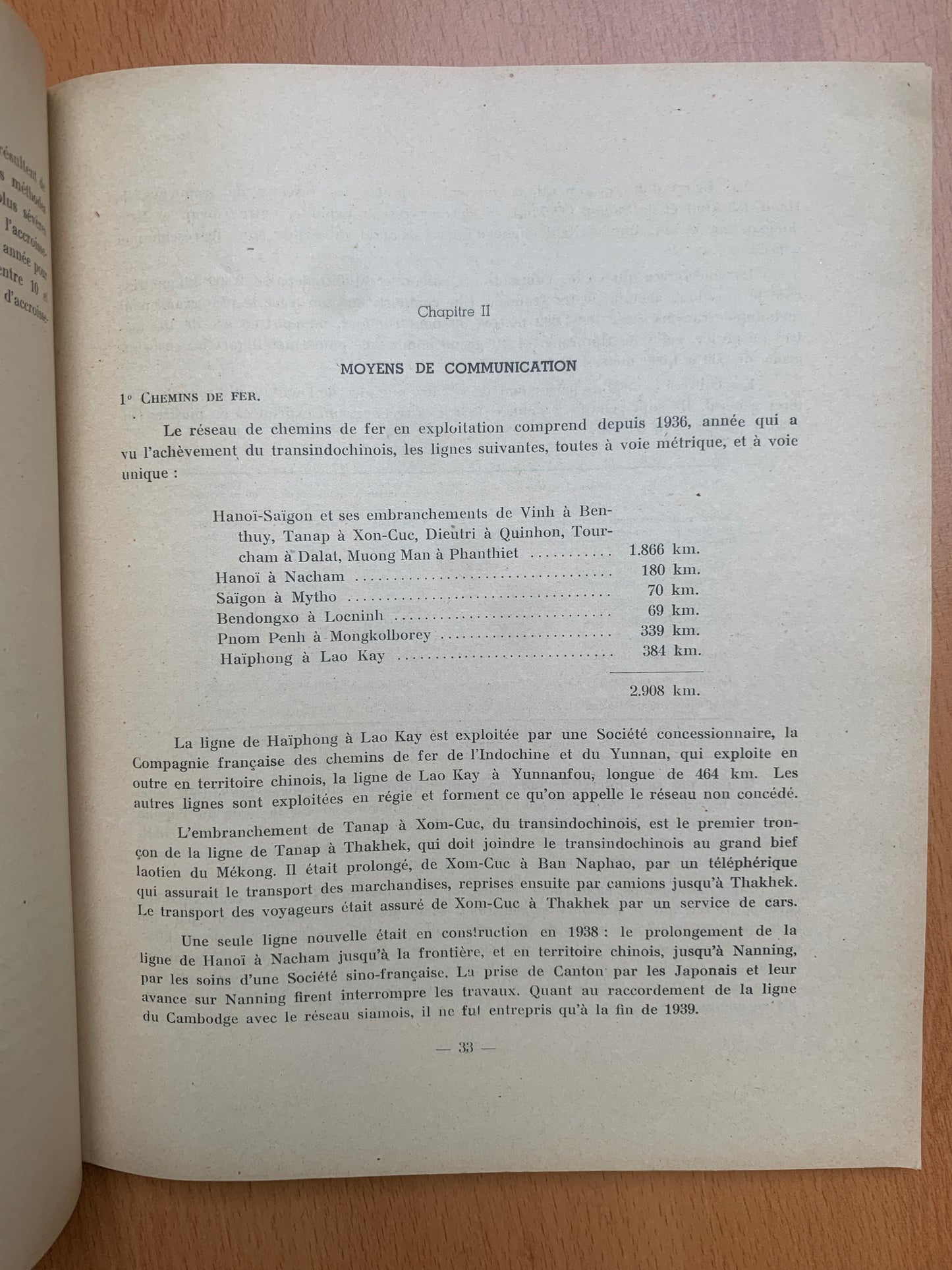 Premier rapport de la sous-commission de Modernisation de l'Indochine - 1948