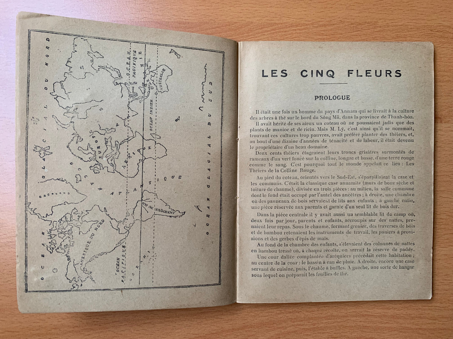 Les Cinq Fleurs - Indochine expliquée - Jean Marquet - Collection des livres classiques à l'usage des écoles élémentaires indigènes - 1928