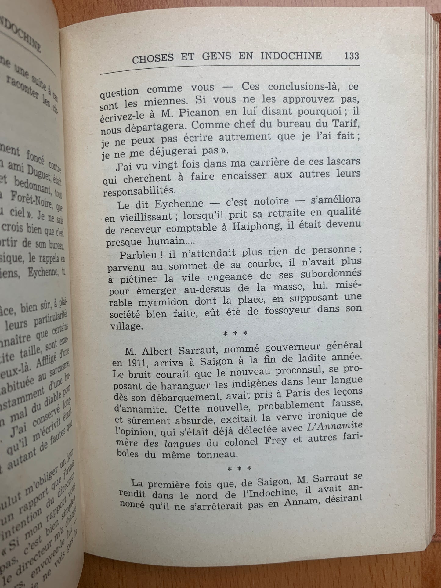 Choses et gens en Indochine - Claude Bourrin - Hanoi - 1941