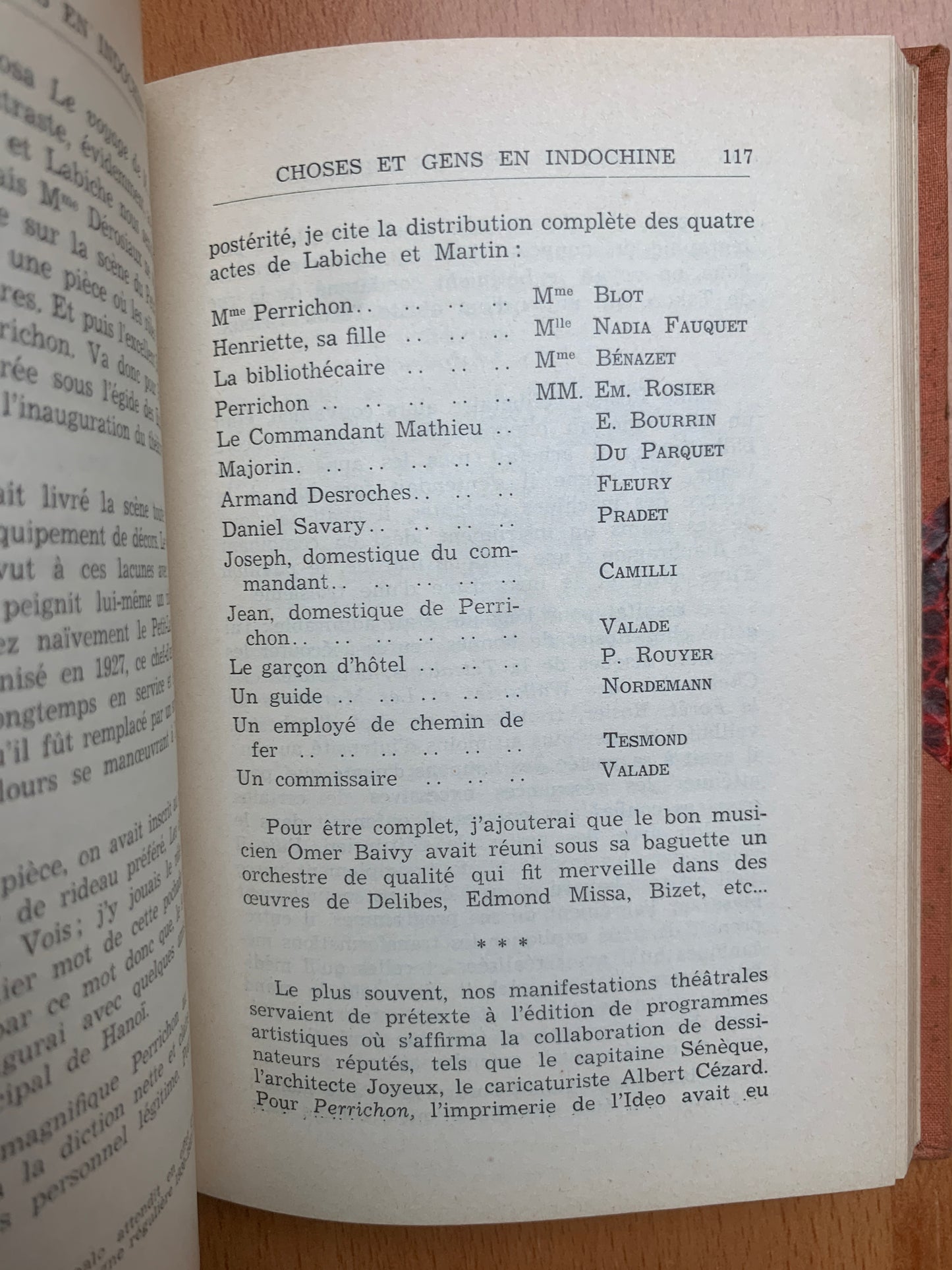 Choses et gens en Indochine - Claude Bourrin - Hanoi - 1941