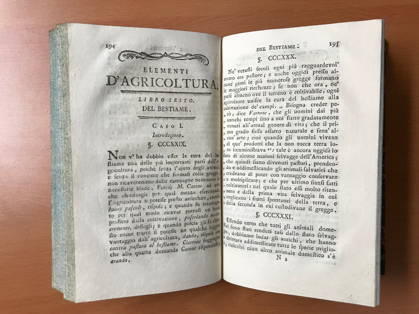 Elementi d'Agricoltura di Lodovico Mitterpacher di Mitternburg - 1794