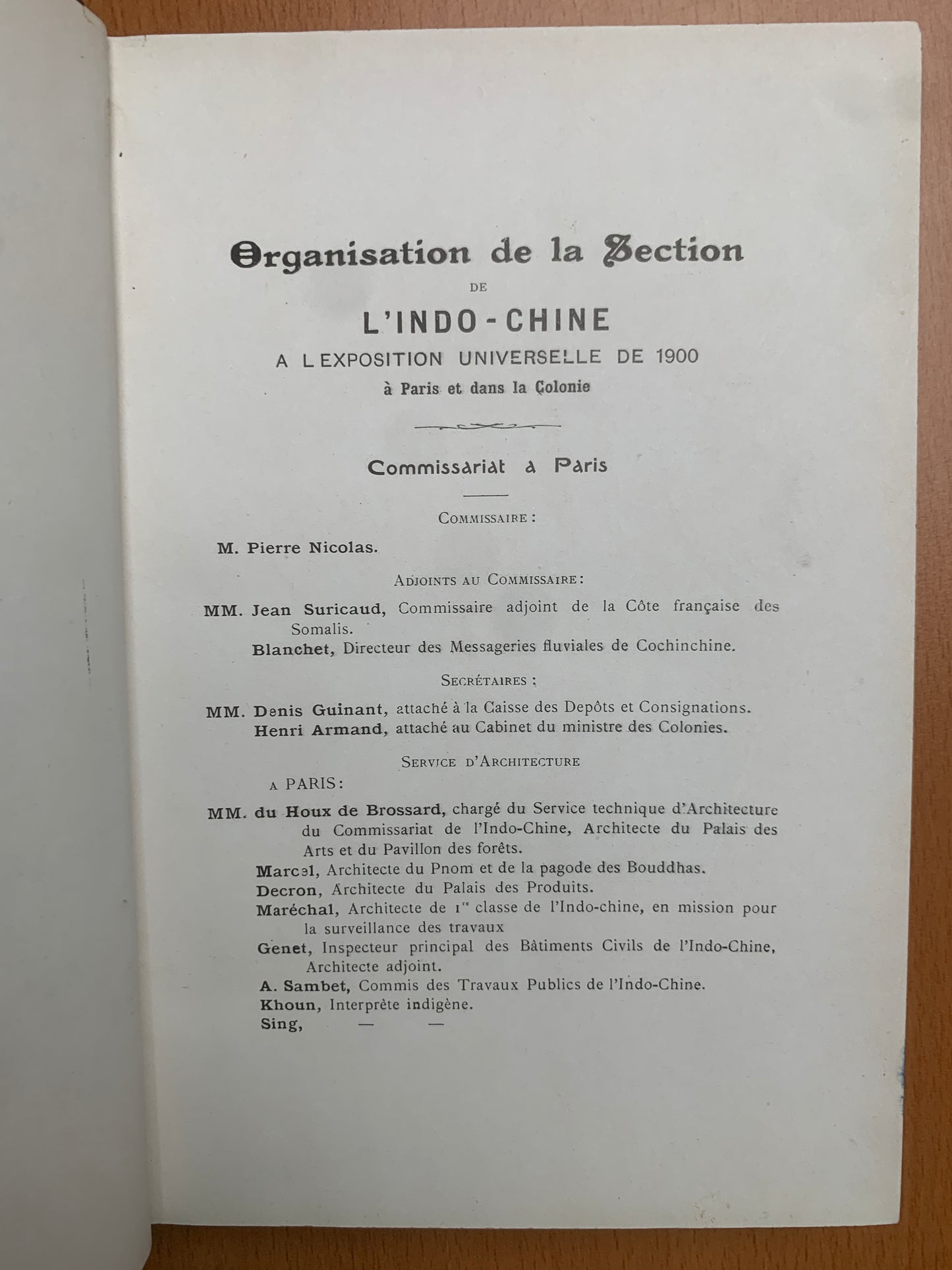Notices sur l'Indochine - Exposition Universelle 1900 - Pierre Nicolas - 1900