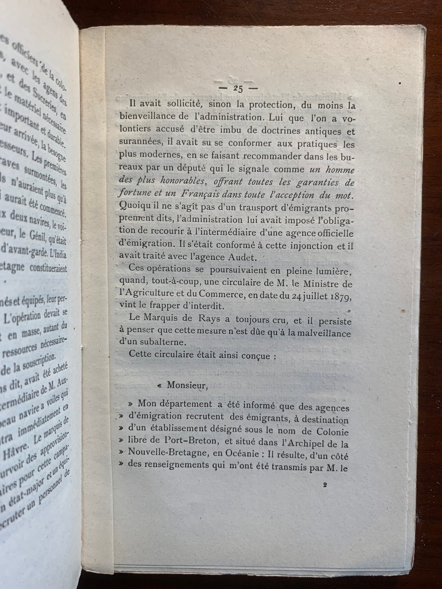 La vérité sur la Colonie de Port-Breton et le Marquis de Rays - Valamont - 1889