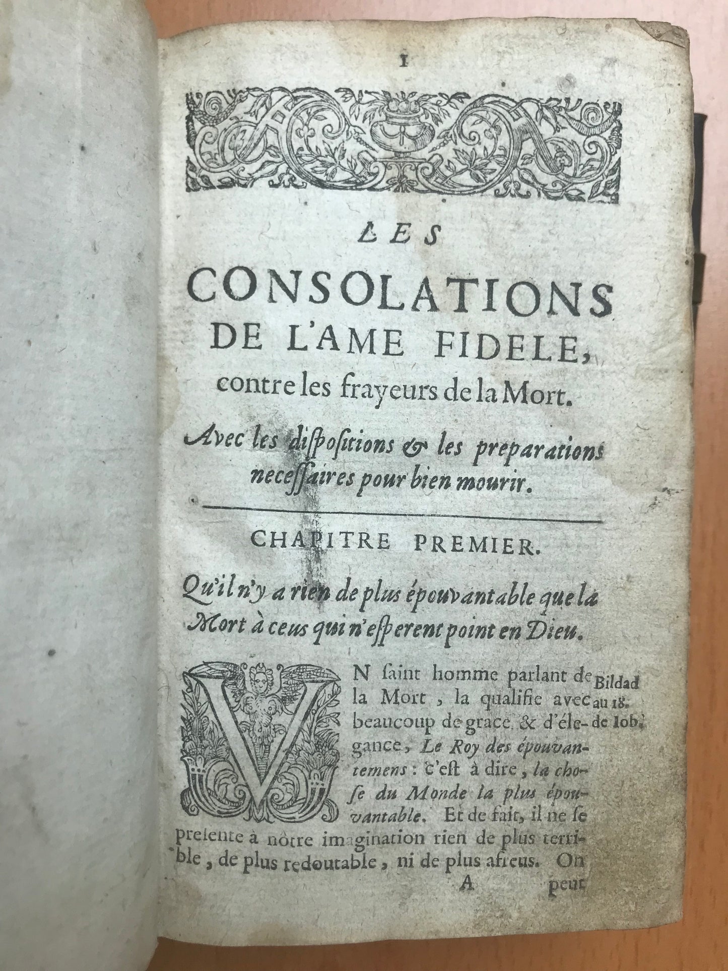 RELIURE - Consolations de l'âme contre les frayeurs de la mort - Drelincourt - 1675