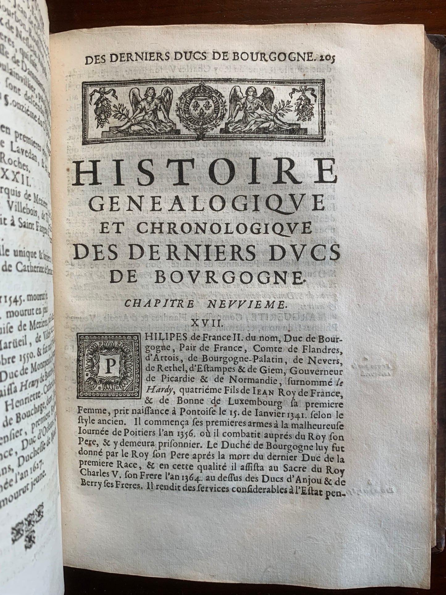 Histoire de la Maison Royale de France et des grands officiers - Anselme - 1674