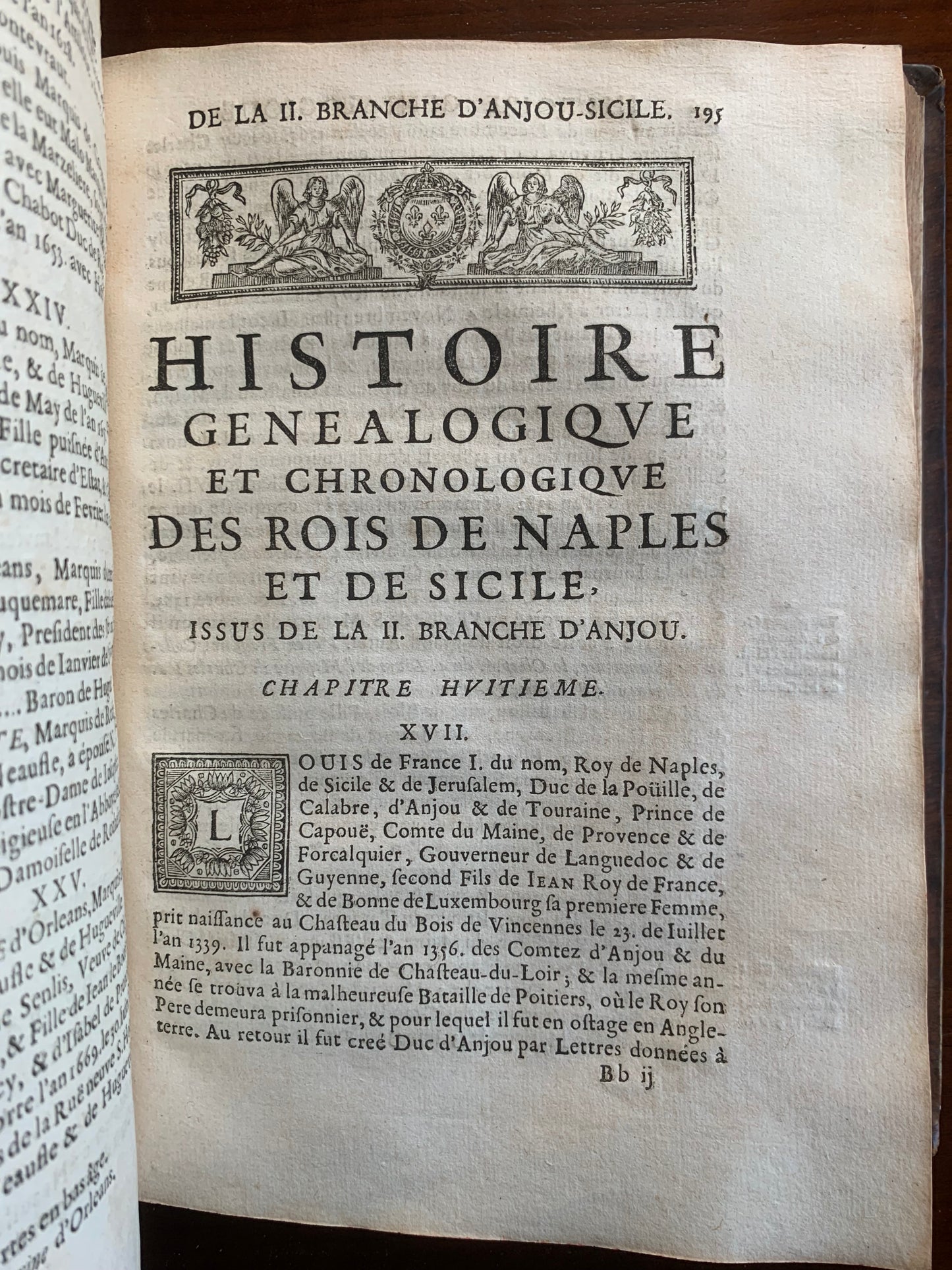 Histoire de la Maison Royale de France et des grands officiers - Anselme - 1674