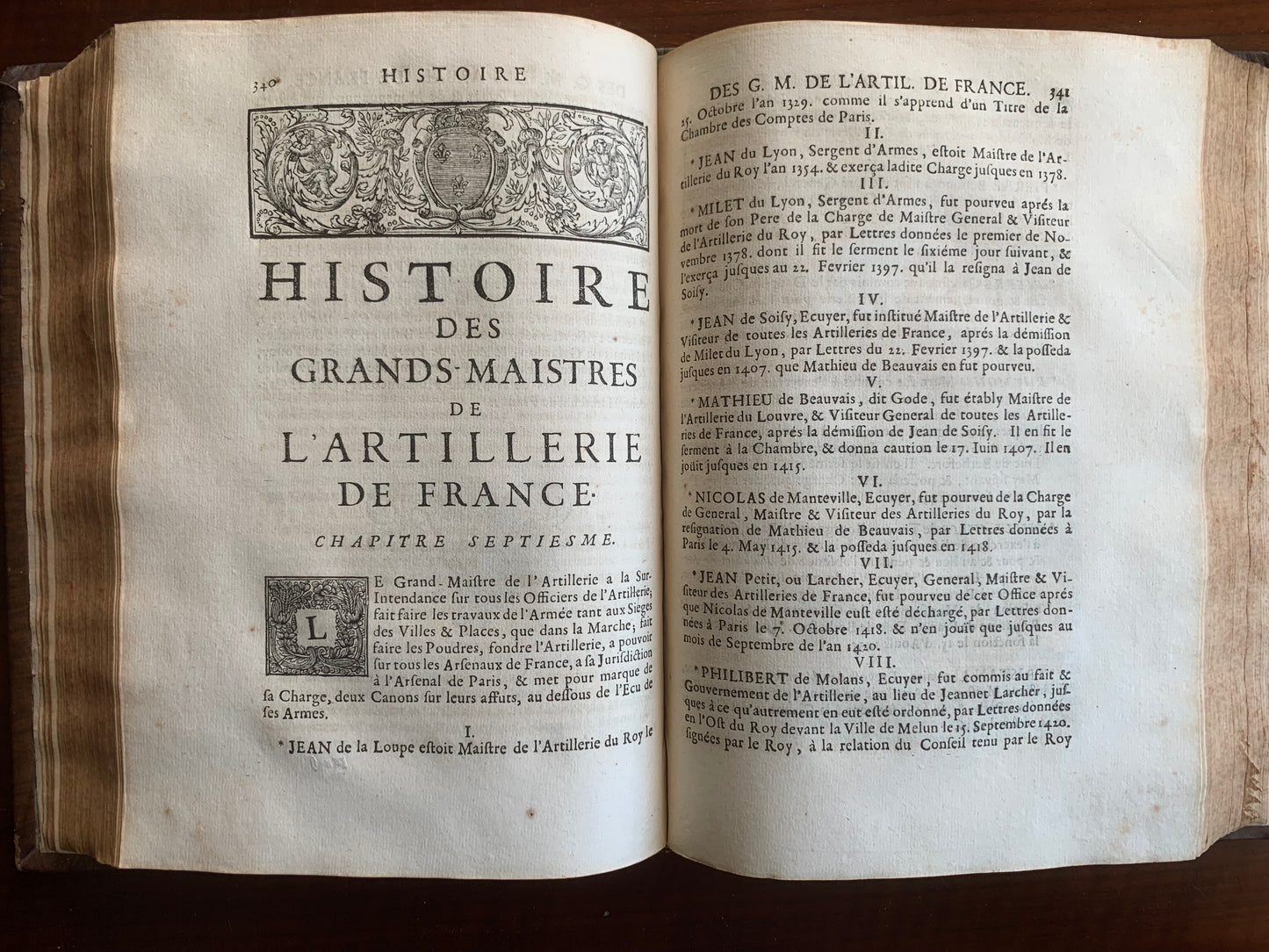 Histoire de la Maison Royale de France et des grands officiers - Anselme - 1674