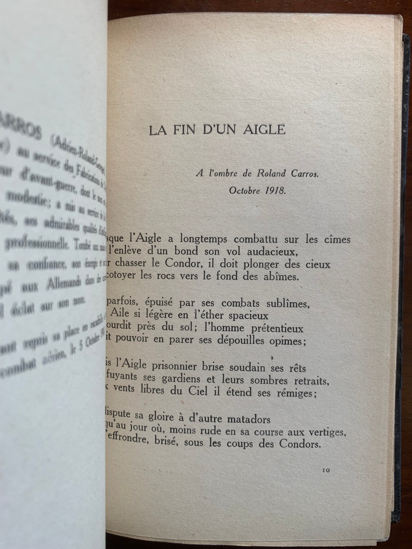 Les Aigles - André Mailfert - Signatures autographes de René Fonck, Marcel Haegelen, Michel Détroyat, Joseph le Brix, ... - 1929