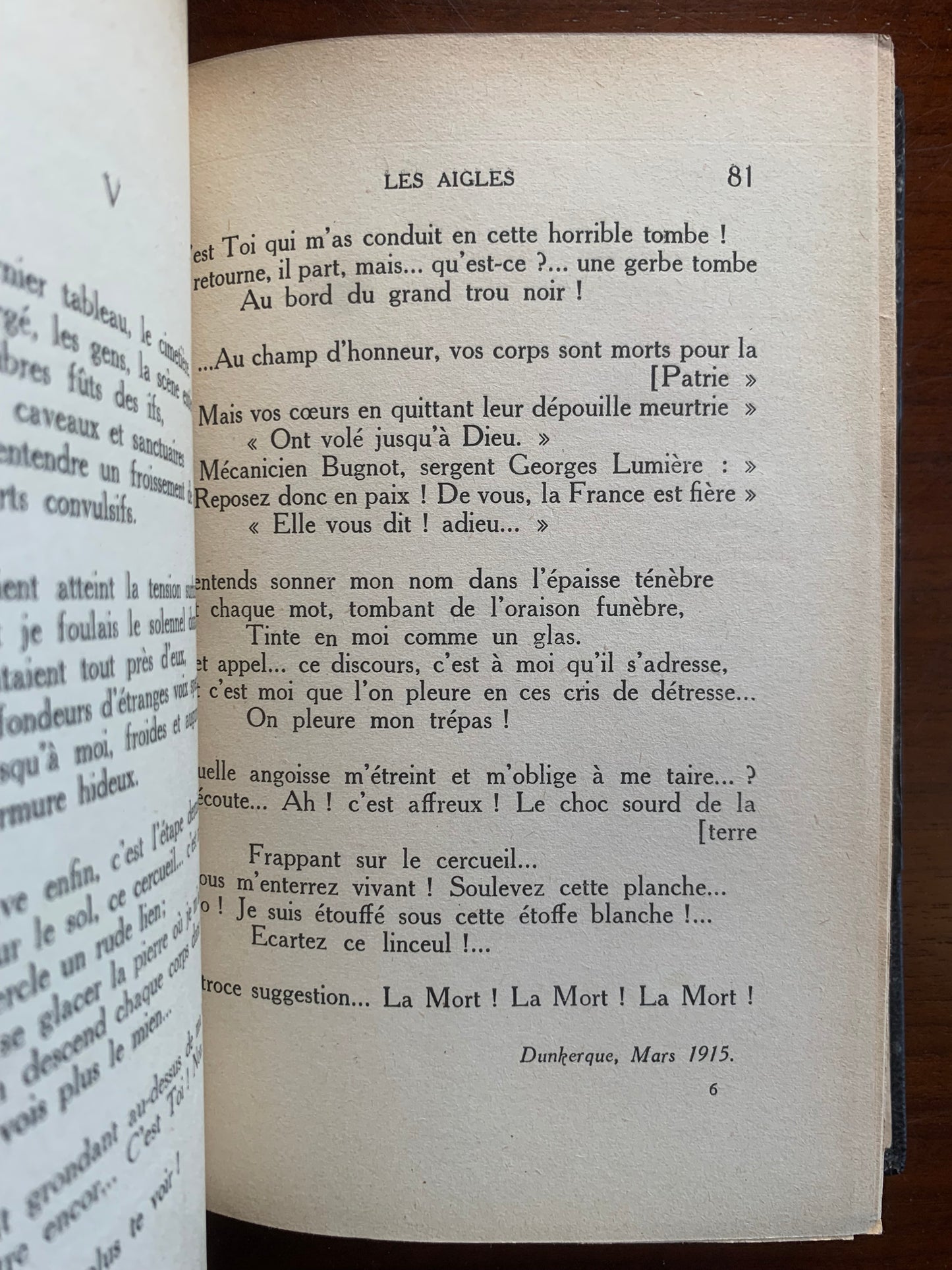 Les Aigles - André Mailfert - Signatures autographes de René Fonck, Marcel Haegelen, Michel Détroyat, Joseph le Brix, ... - 1929
