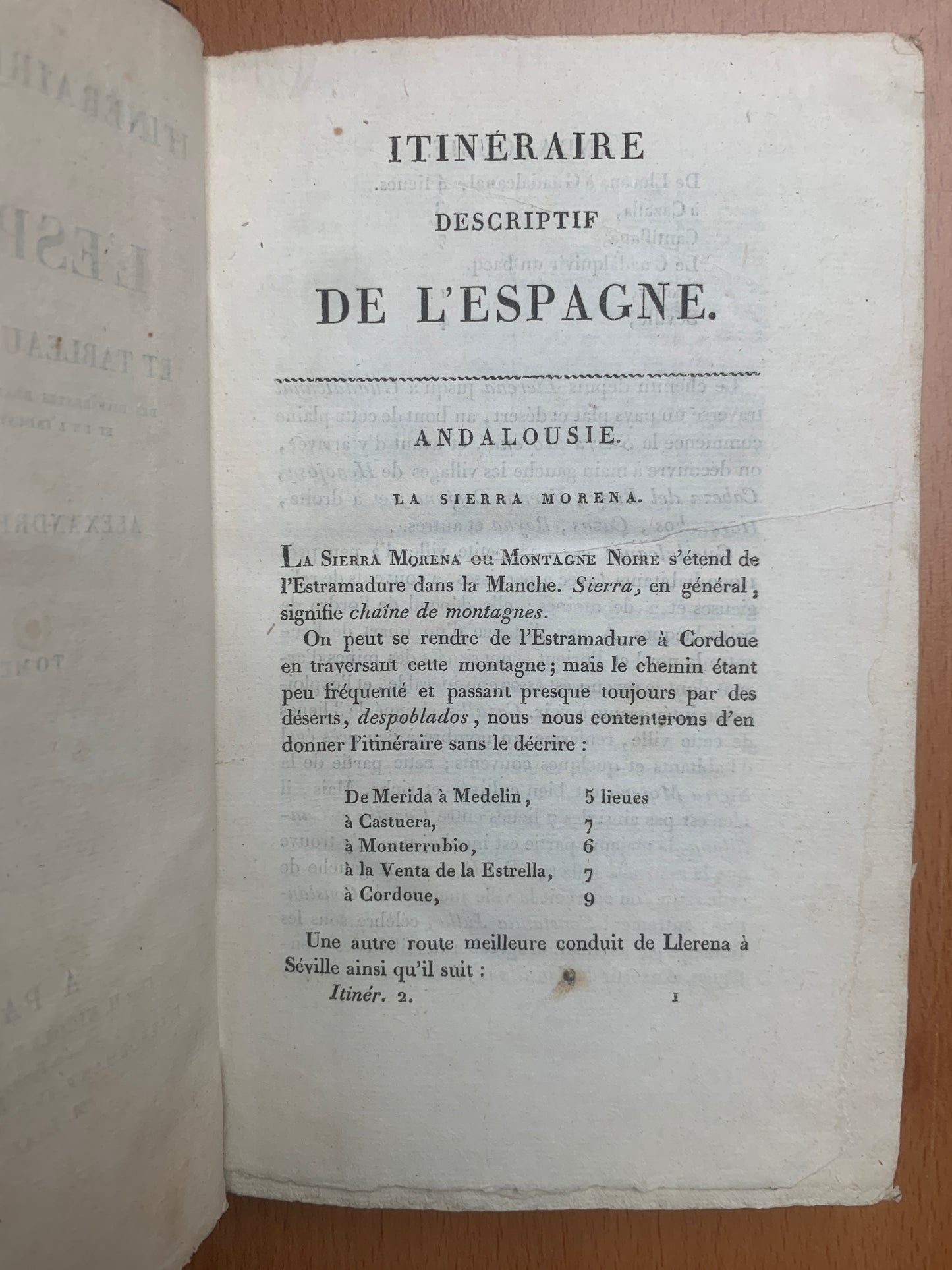 Itinéraire descriptif de l'Espagne et tableau élémentaire des différentes branches de l'administration et de l'industrie de ce royaume - Alexandre de Laborde - 1808