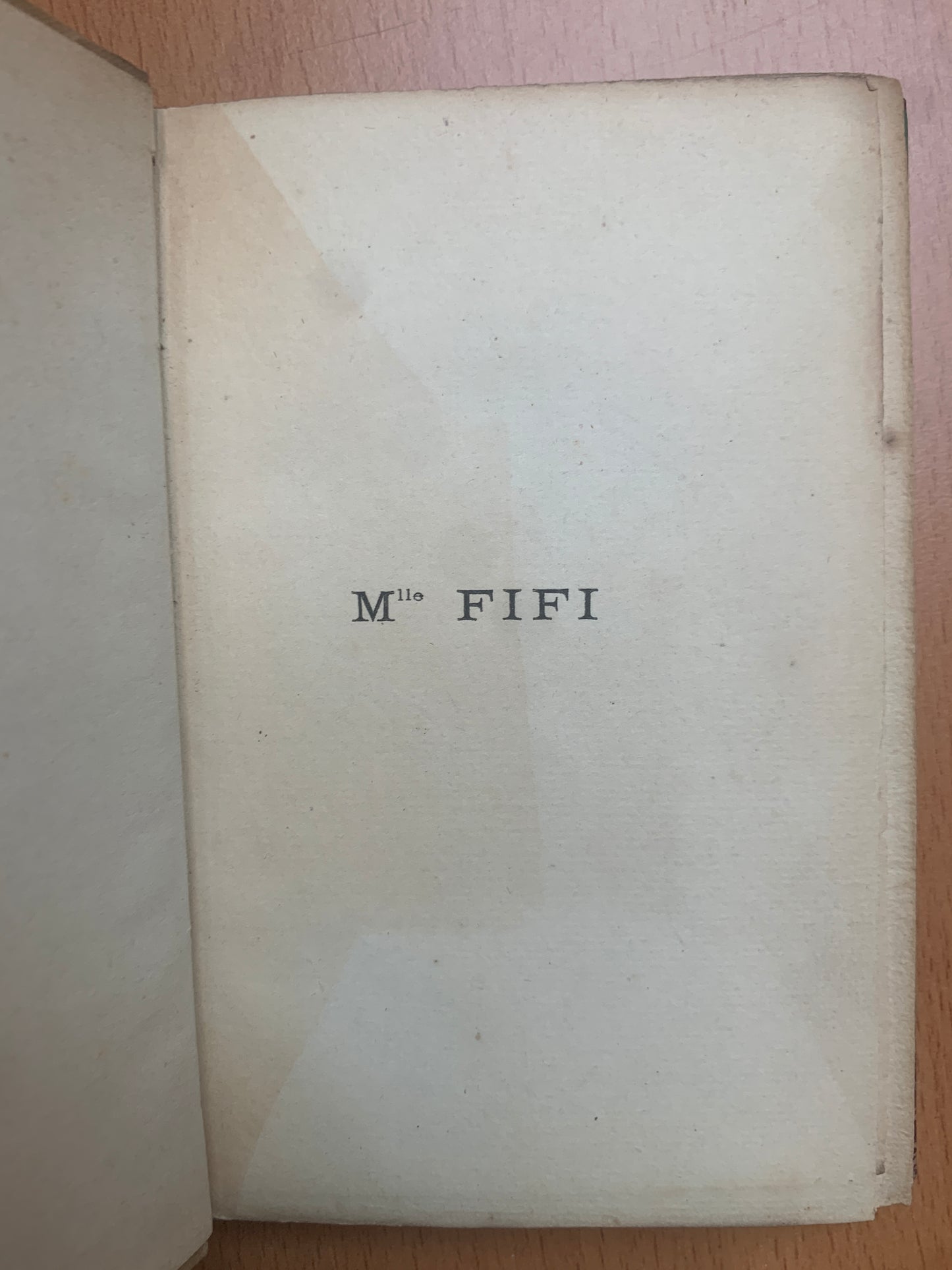 Mlle Fifi - Guy de Maupassant - Edition originale - Eau forte par Just - 1882