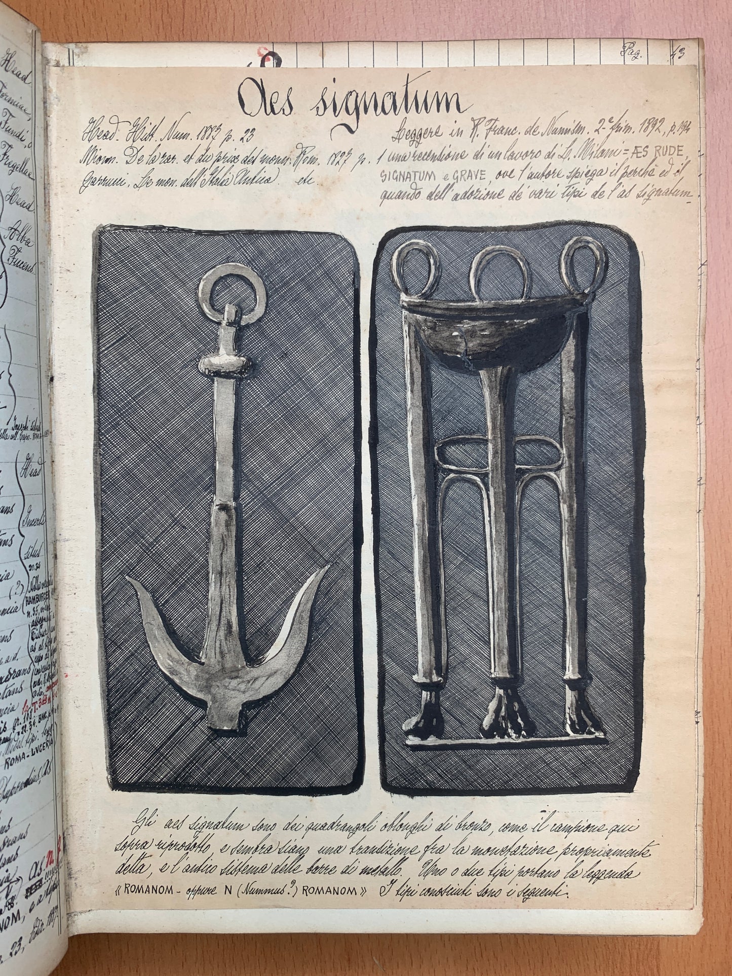 Trattato sulle Monete d'Italia e Sicilia - Manuscrit - P. Armeni - 1923-1927