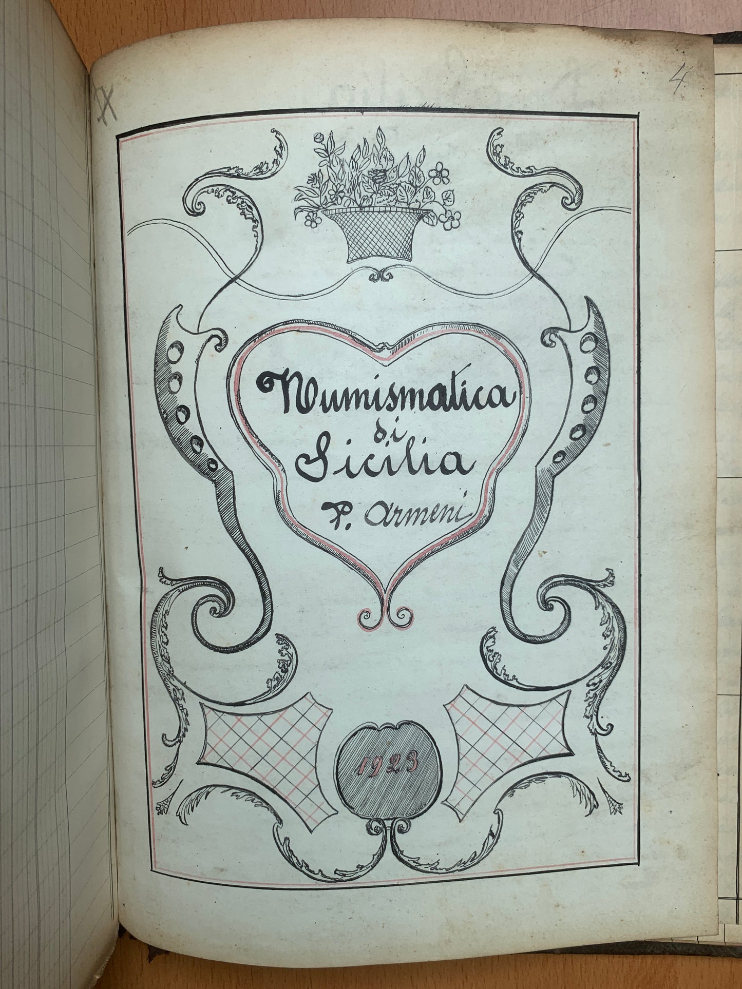 Trattato sulle Monete d'Italia e Sicilia - Manuscrit - P. Armeni - 1923-1927