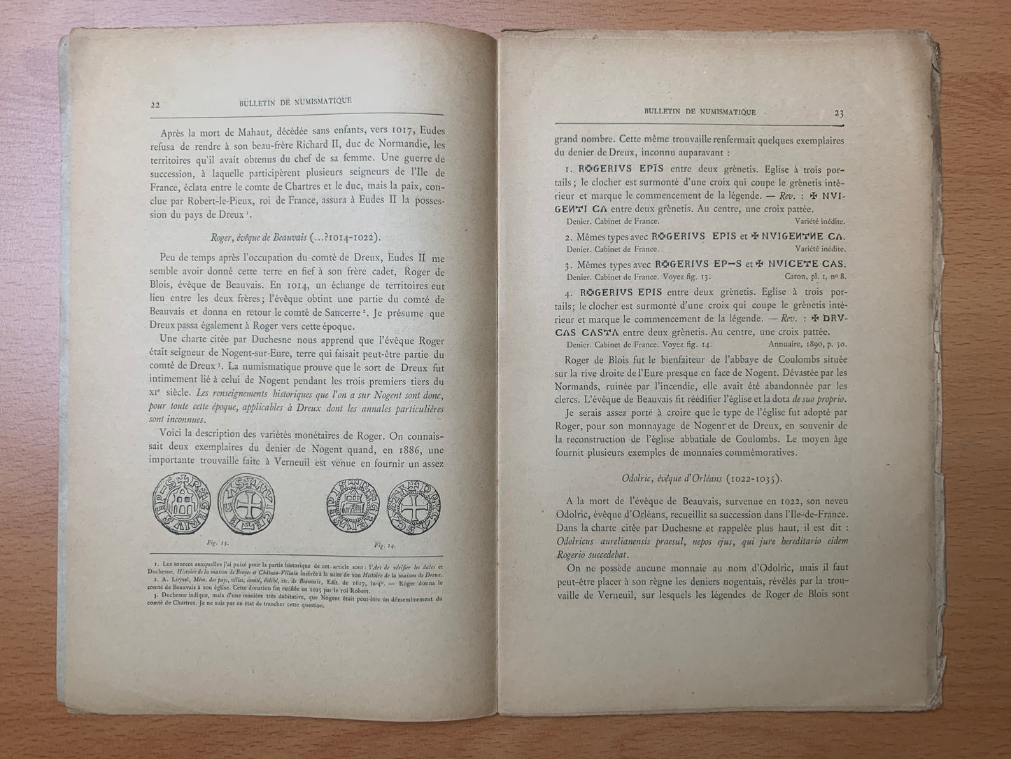 Bulletins de Numismatique - Raymond Serrure - 87 bulletins de 1891 à 1906