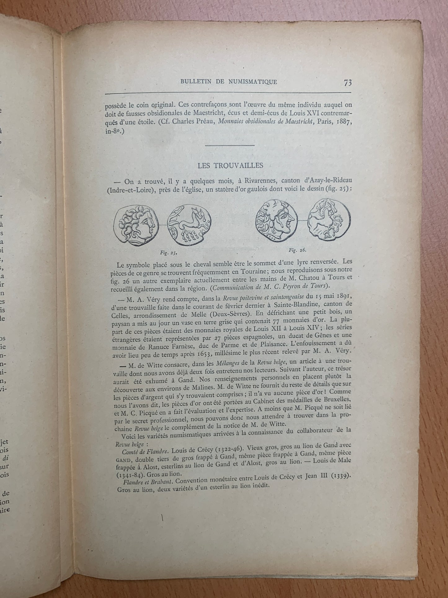 Bulletins de Numismatique - Raymond Serrure - 87 bulletins de 1891 à 1906