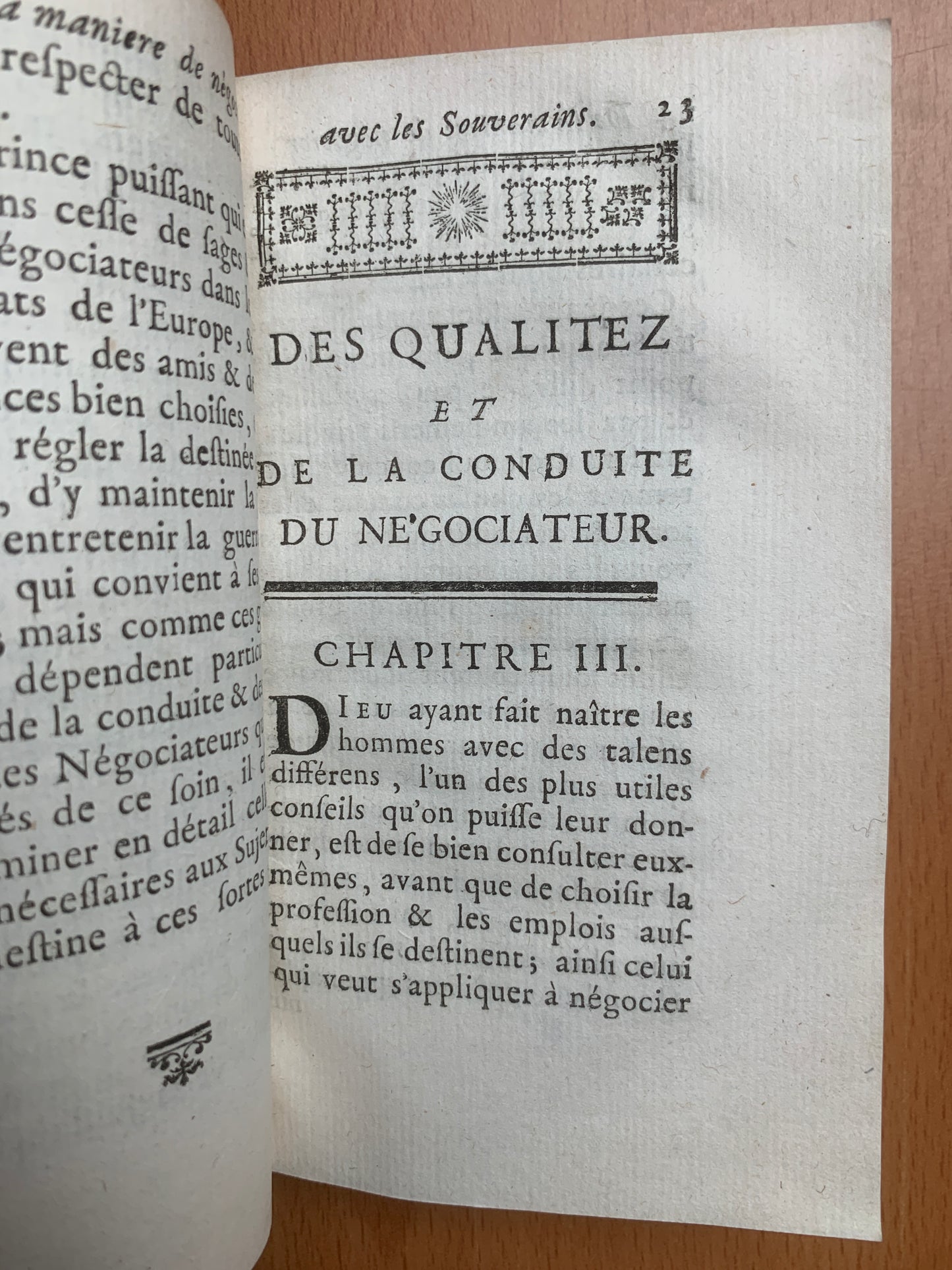 De la manière de négocier avec les souverains - de Callières - 1750