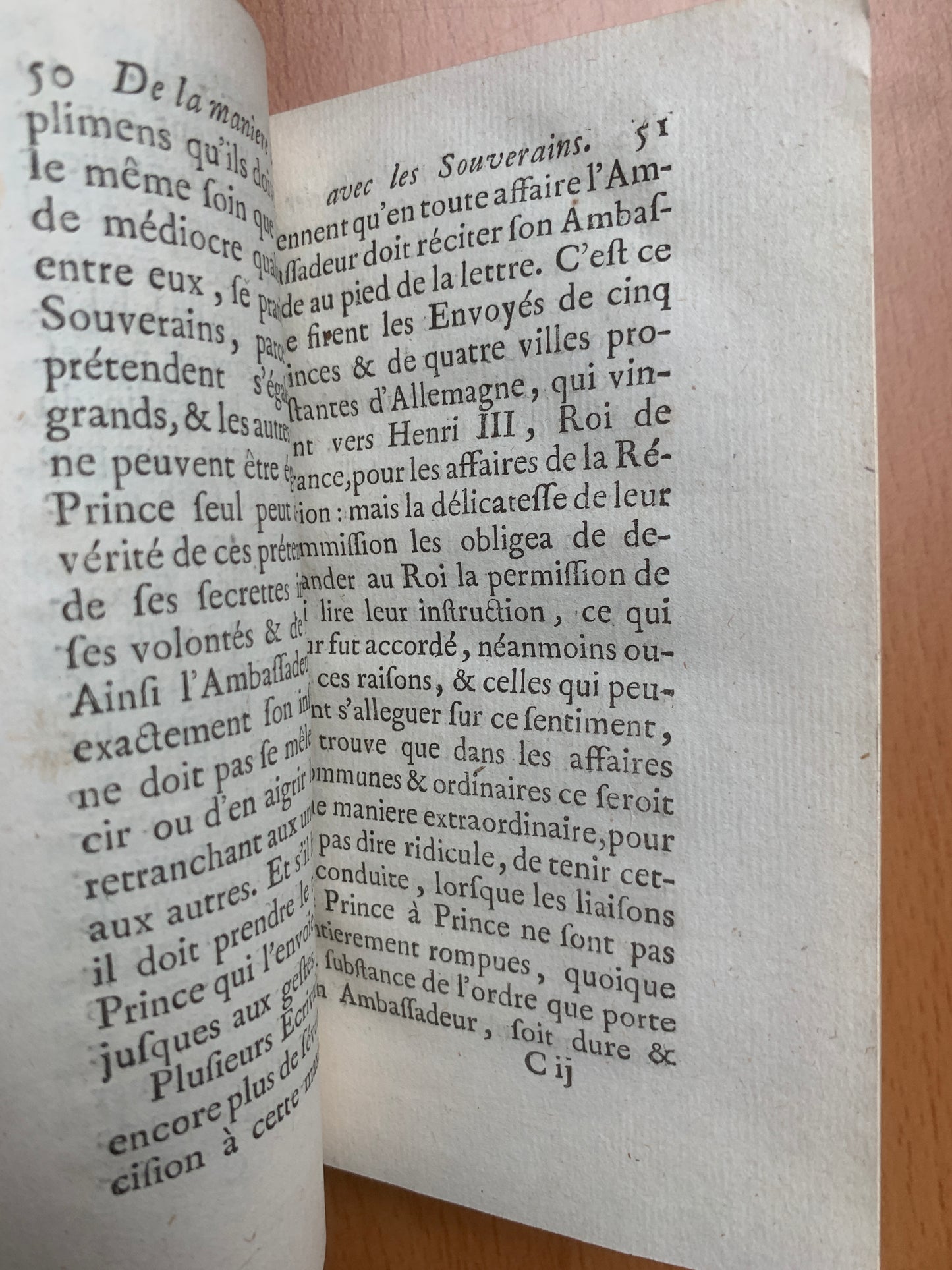 De la manière de négocier avec les souverains - de Callières - 1750