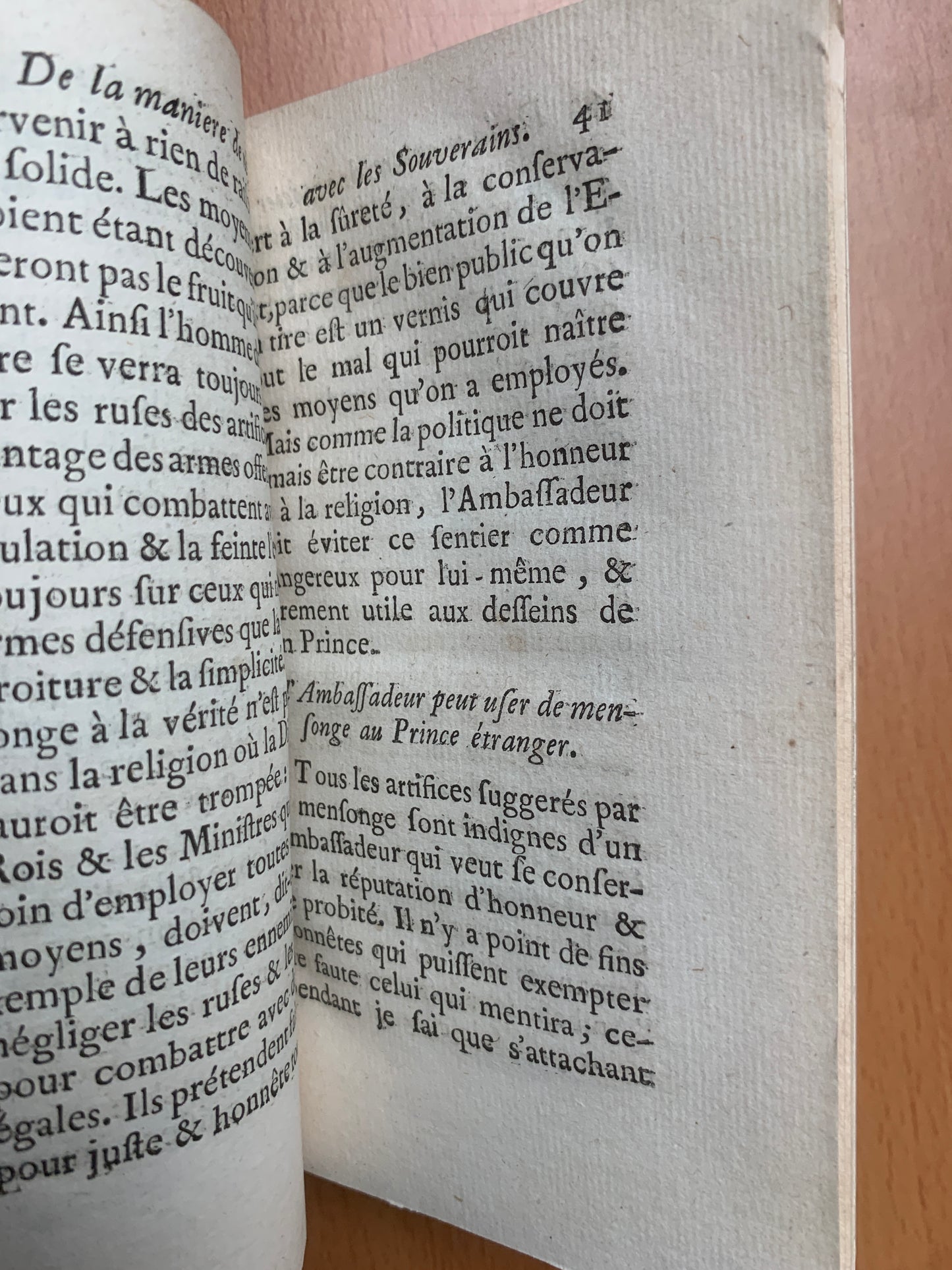 De la manière de négocier avec les souverains - de Callières - 1750