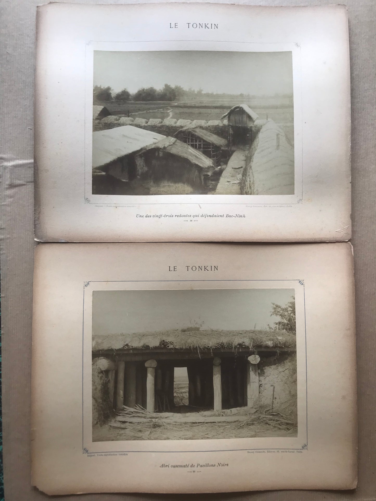 Le Tonkin - 52  Vues photographiques prises par Mr le Docteur Hocquard, Médecin-Major - Avec l'autorisation de Mr la Général en Chef du corps expéditionnaire - 1884-1885 - Quatrième série